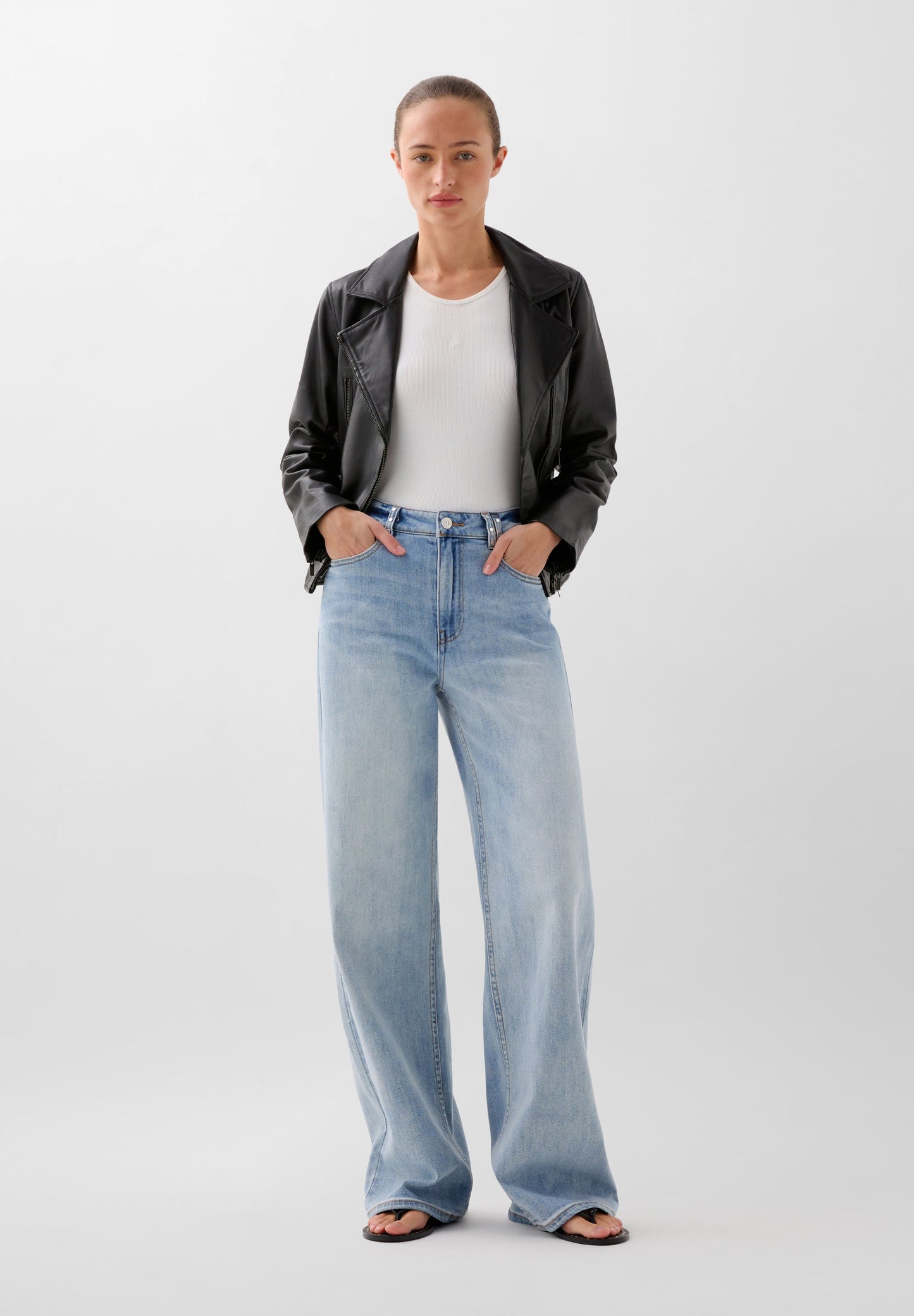 BLOUSON MOTARD CUIR