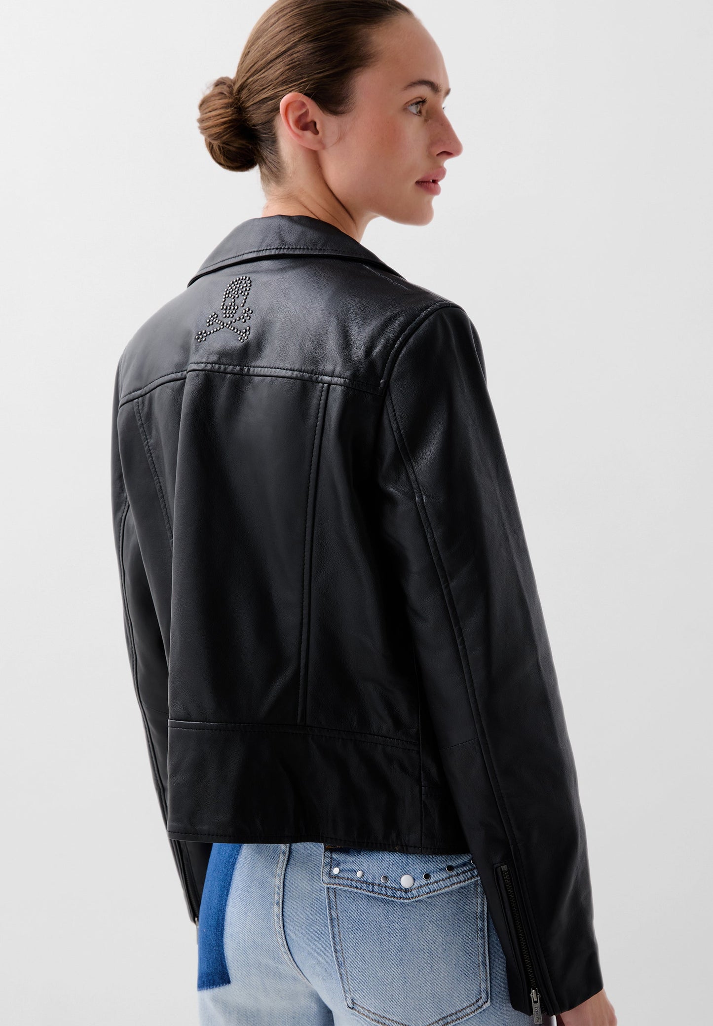 BLOUSON MOTARD CUIR