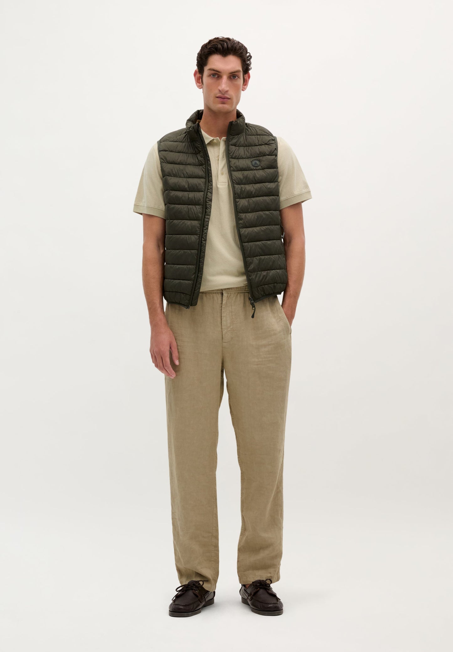 VESTE SANS MANCHES MATELASSÉE SKULL