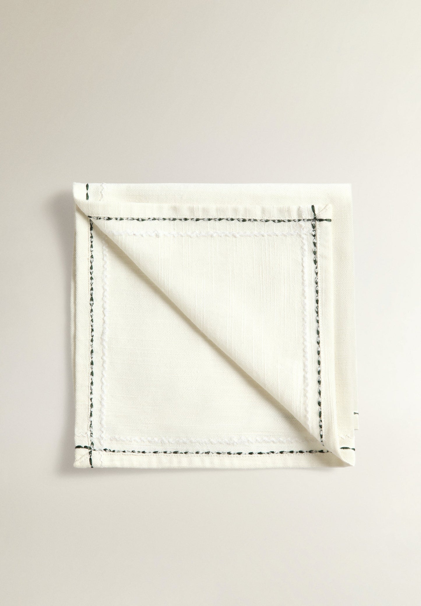 PACK DE SERVIETTES DE TABLE COTON BRODÉES