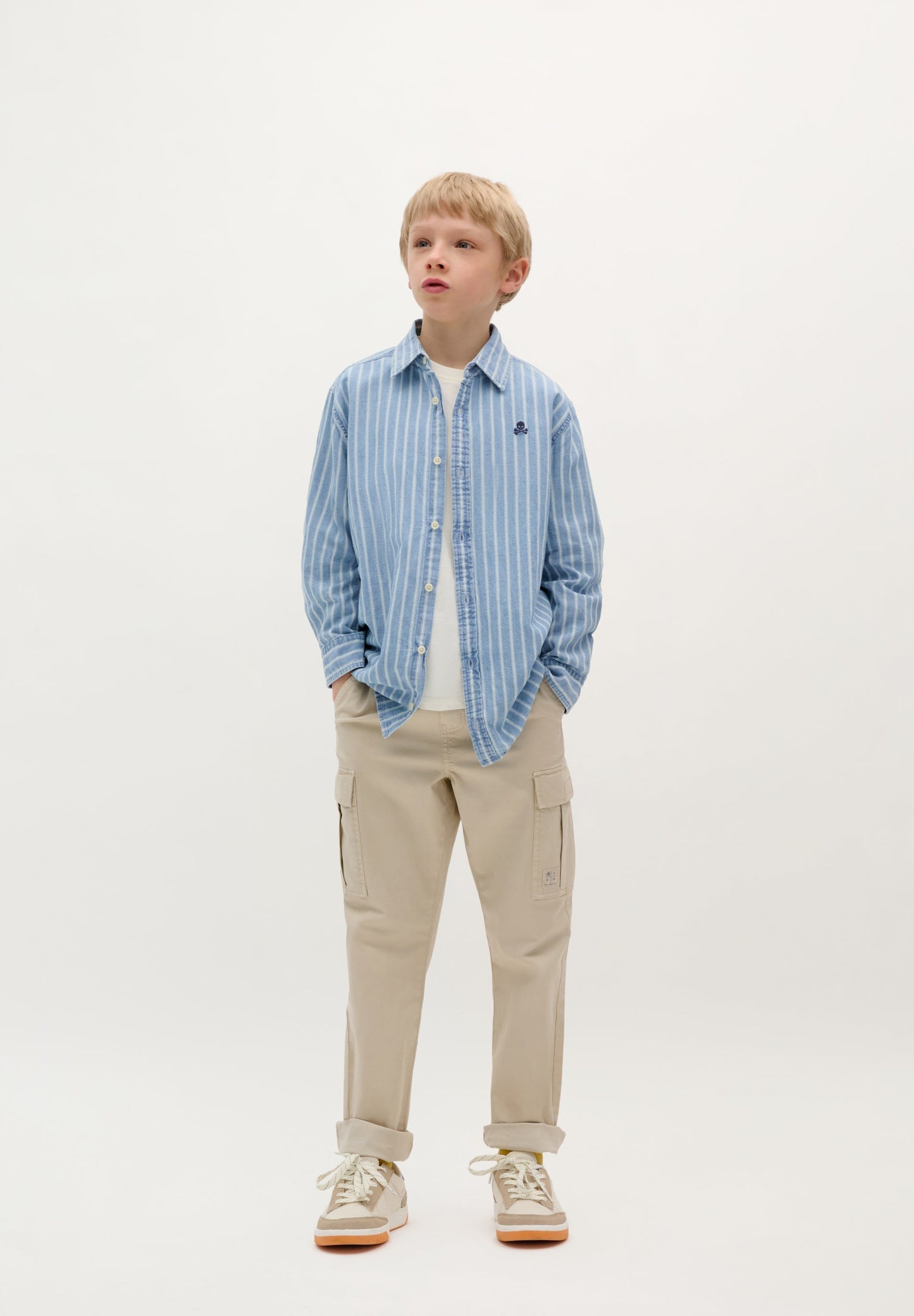 SCK DENIM STRIPES SHIRT KIDS