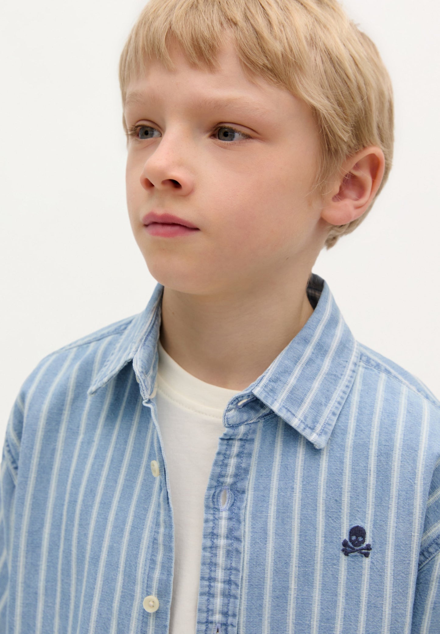 SCK DENIM STRIPES SHIRT KIDS