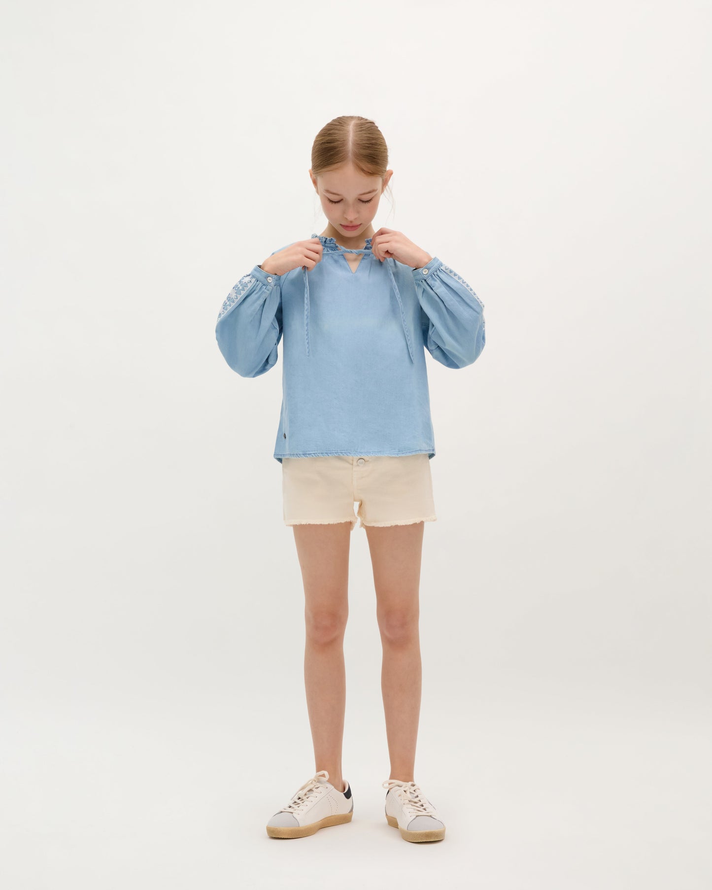 CHEMISE JEAN BRODÉE