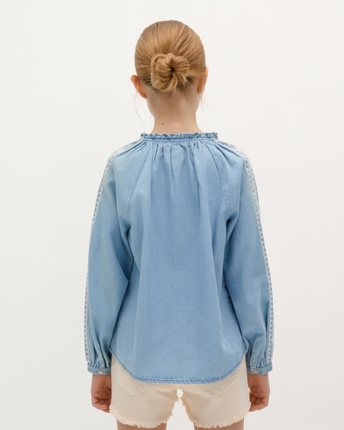 CHEMISE JEAN BRODÉE