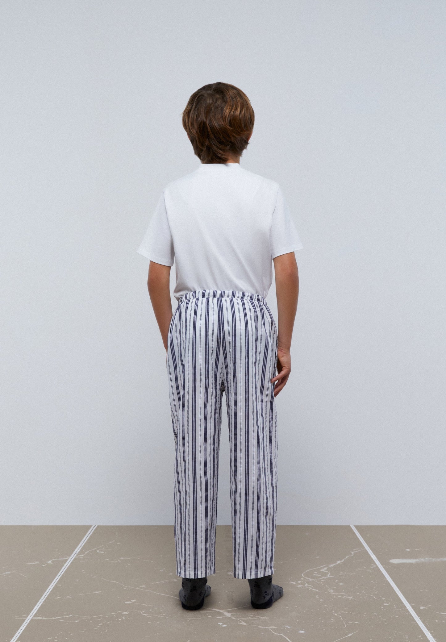 PYJAMA DÉTAIL PANTALON RAYURES
