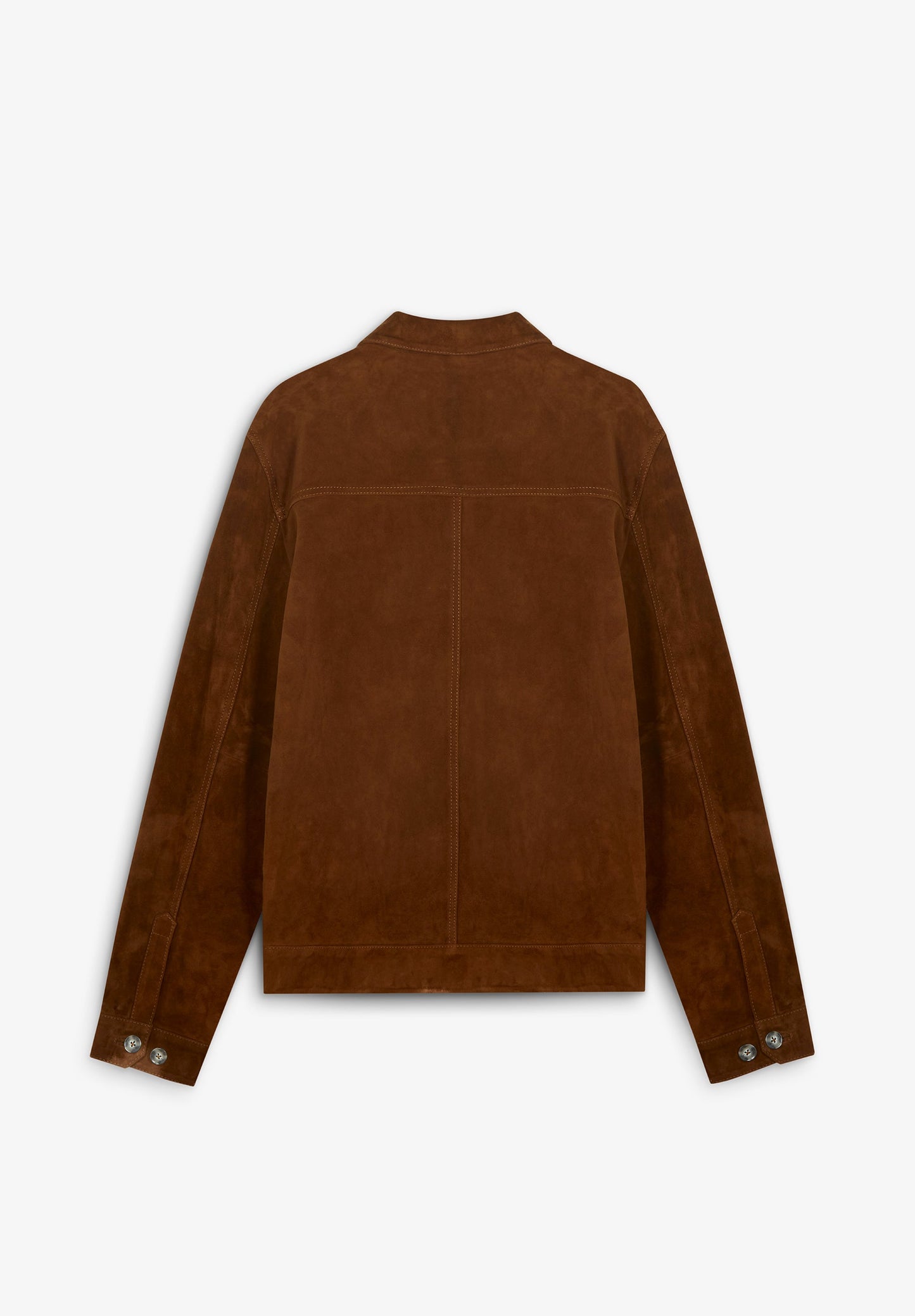 VESTE CUIR BOUTONS