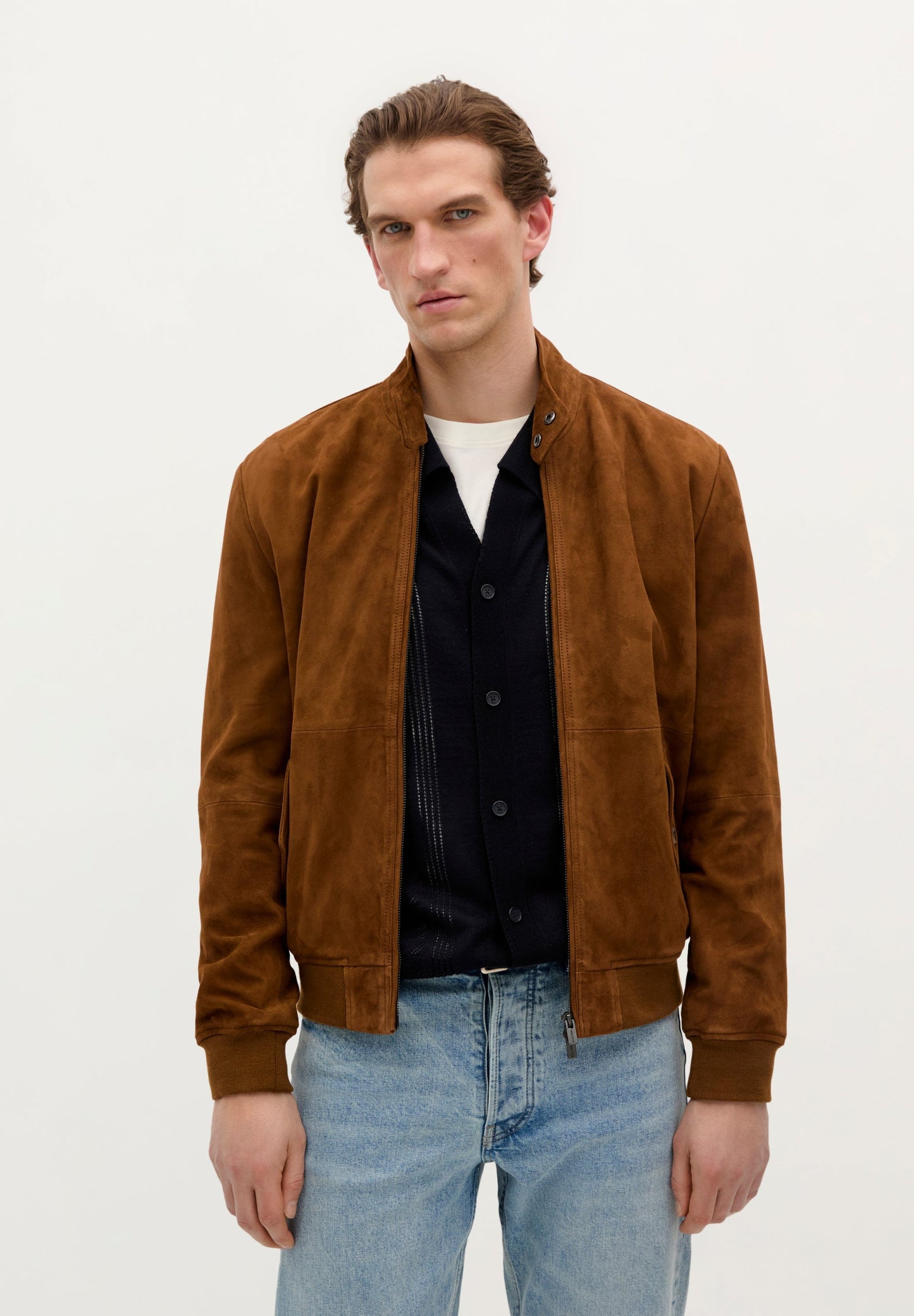 VESTE BOMBER DAIM