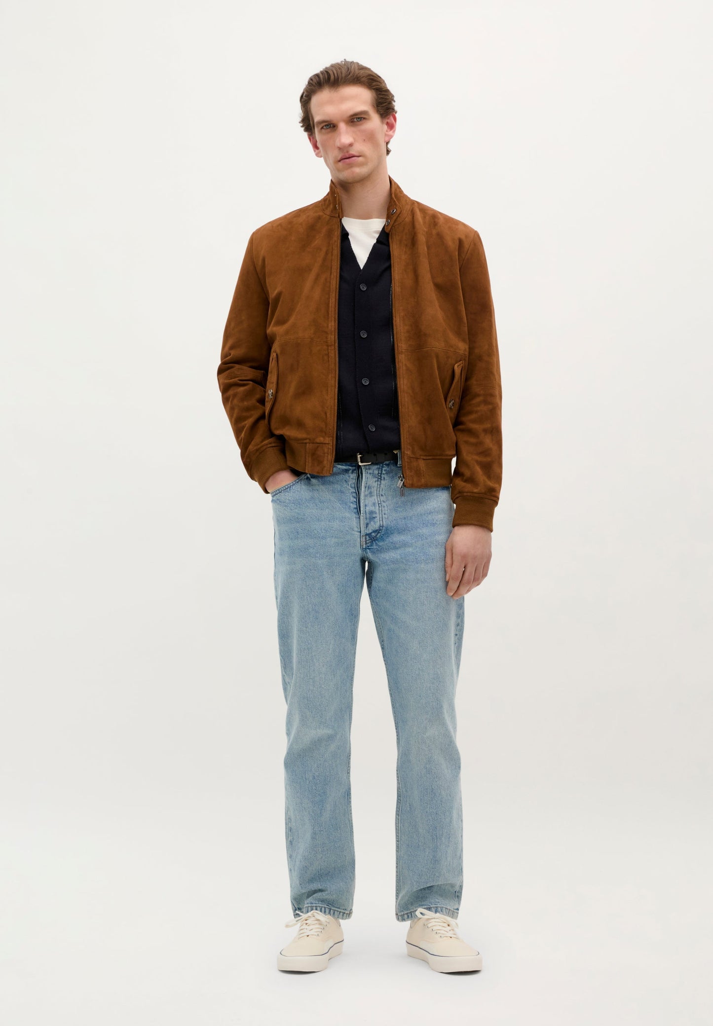 VESTE BOMBER DAIM