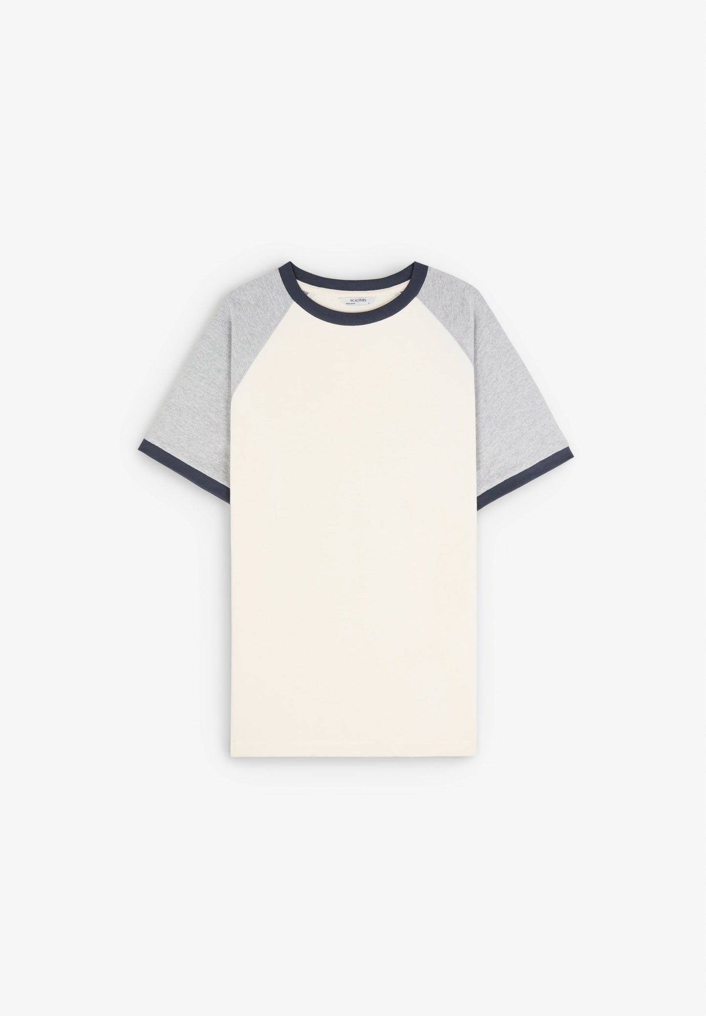 T-SHIRT BORD-CÔTES CONTRASTANT