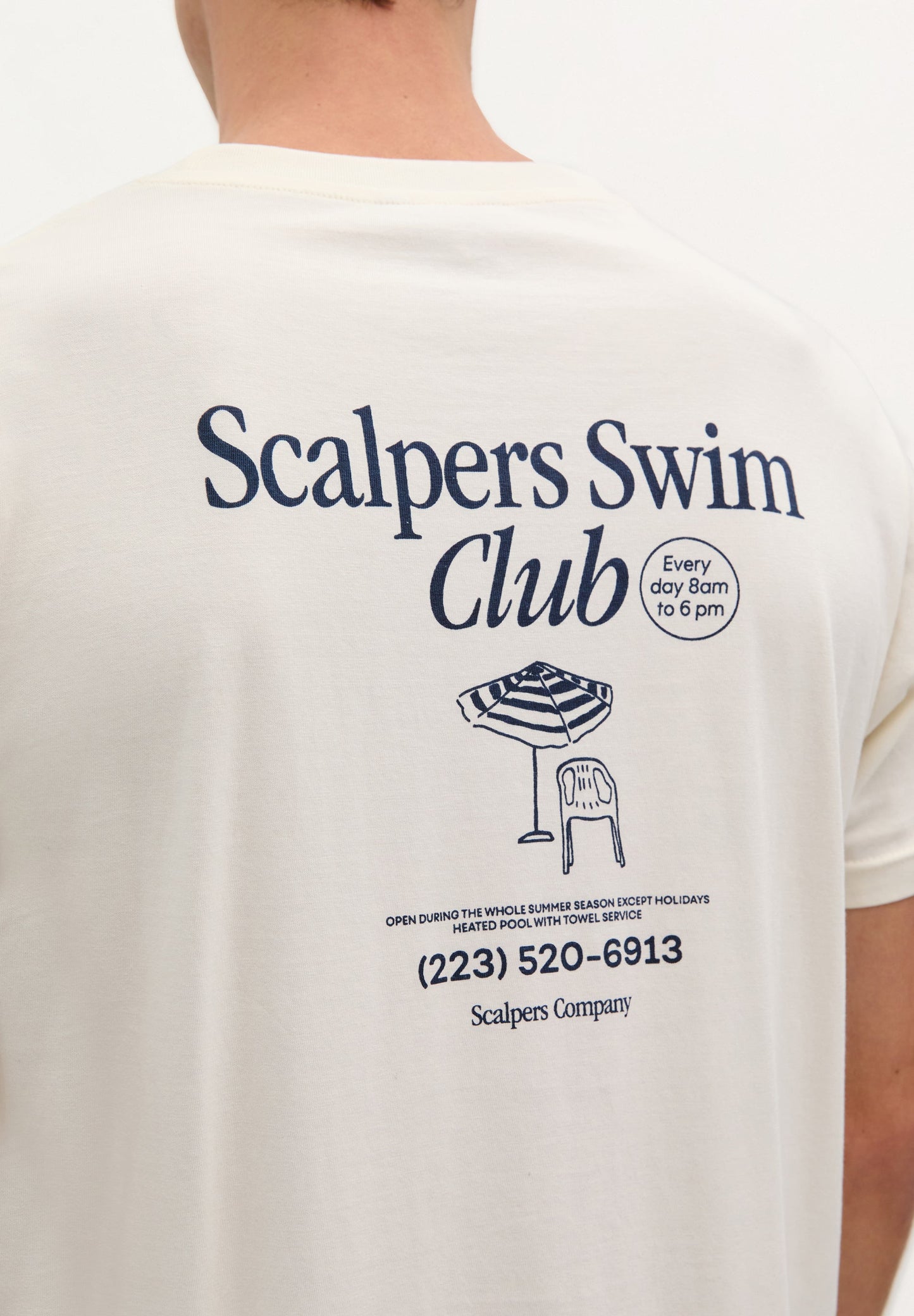 T-SHIRT IMPRIMÉ DOS CLUB