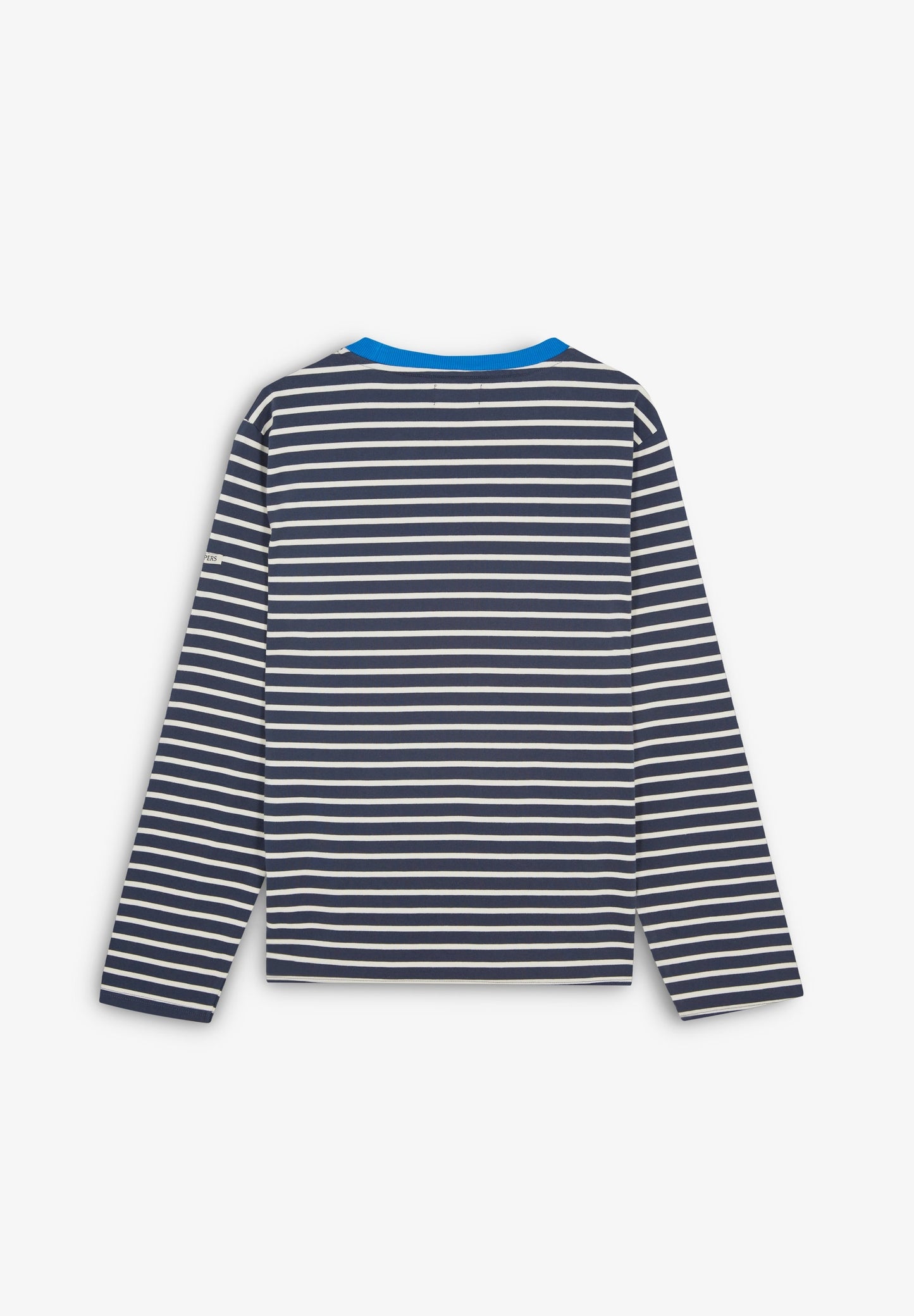 T-SHIRT À RAYURES COL CONTRASTANT