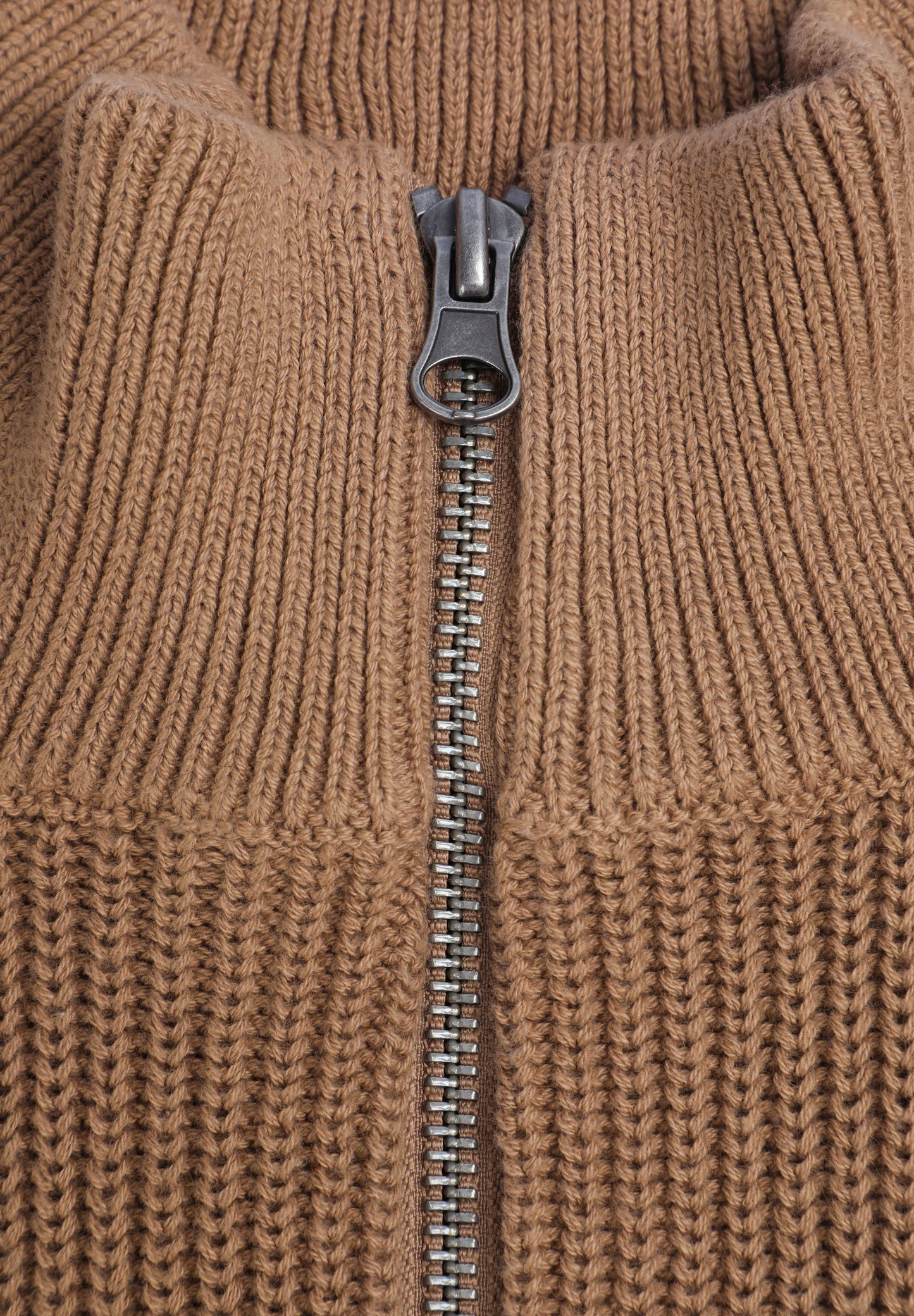 PULL RAYURES CÔTELÉ FERMETURE ÉCLAIR