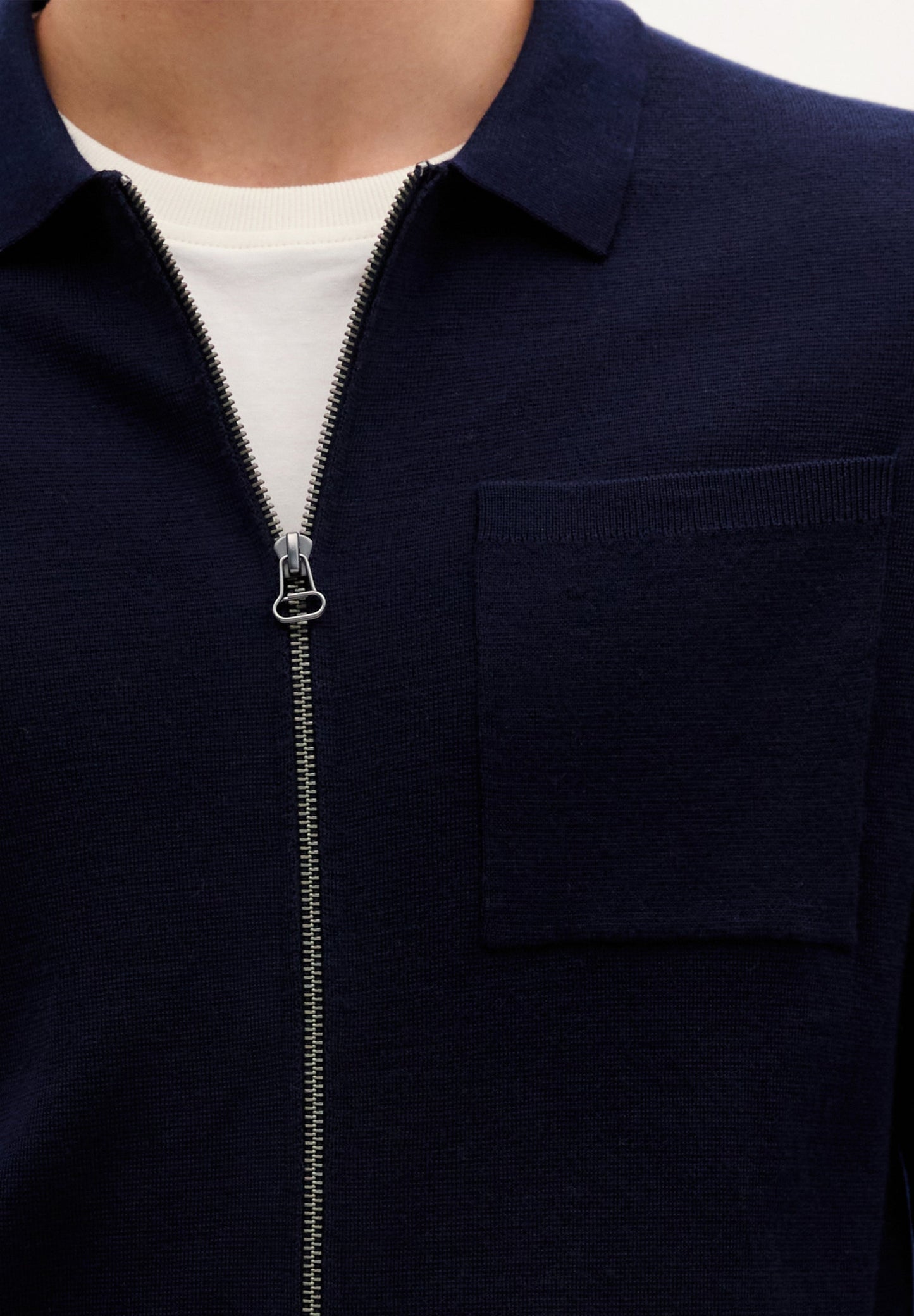 CARDIGAN EN MAILLE FERMETURE ÉCLAIR PREMIUM