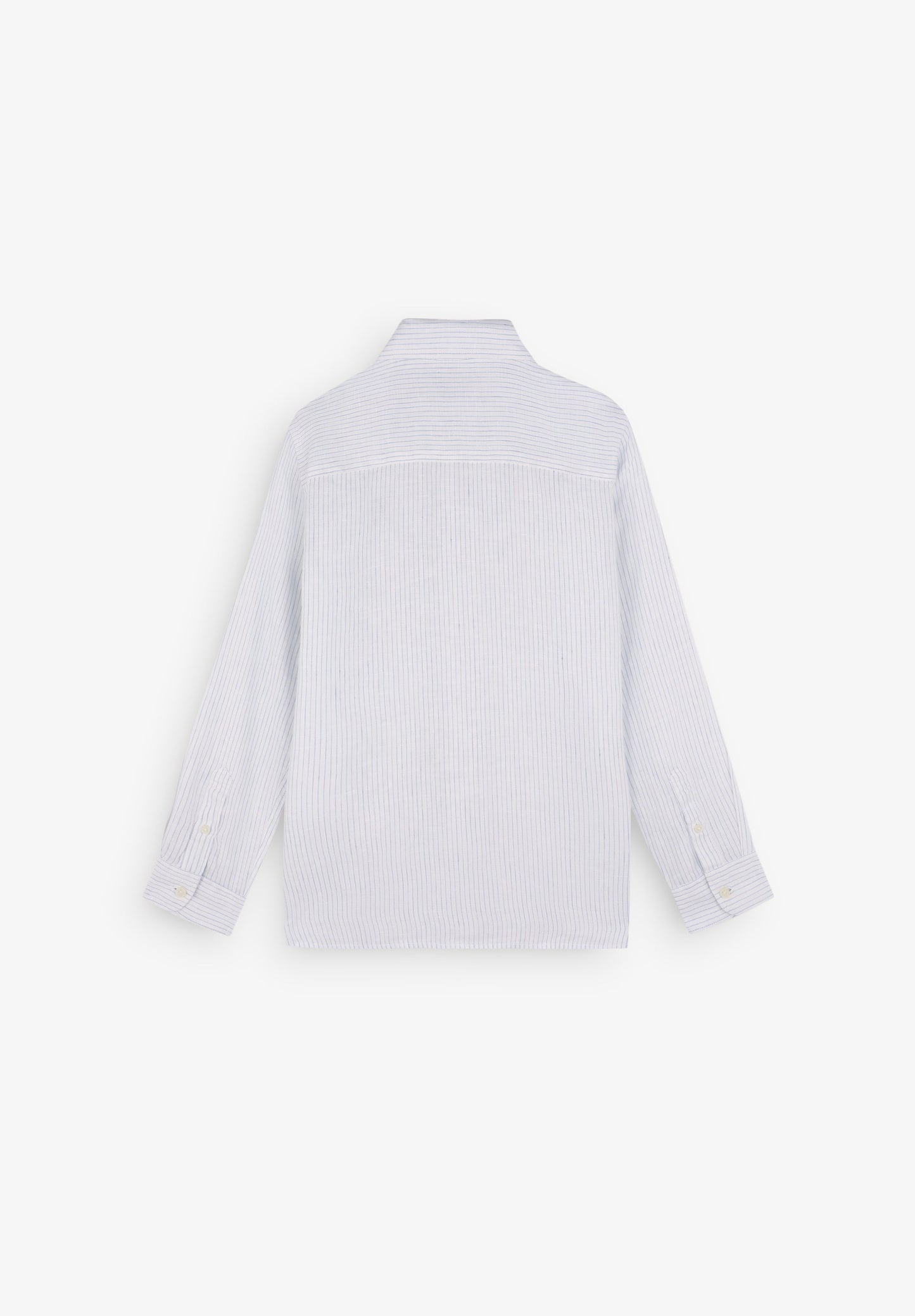 CHEMISE LIN RAYURES SKULL