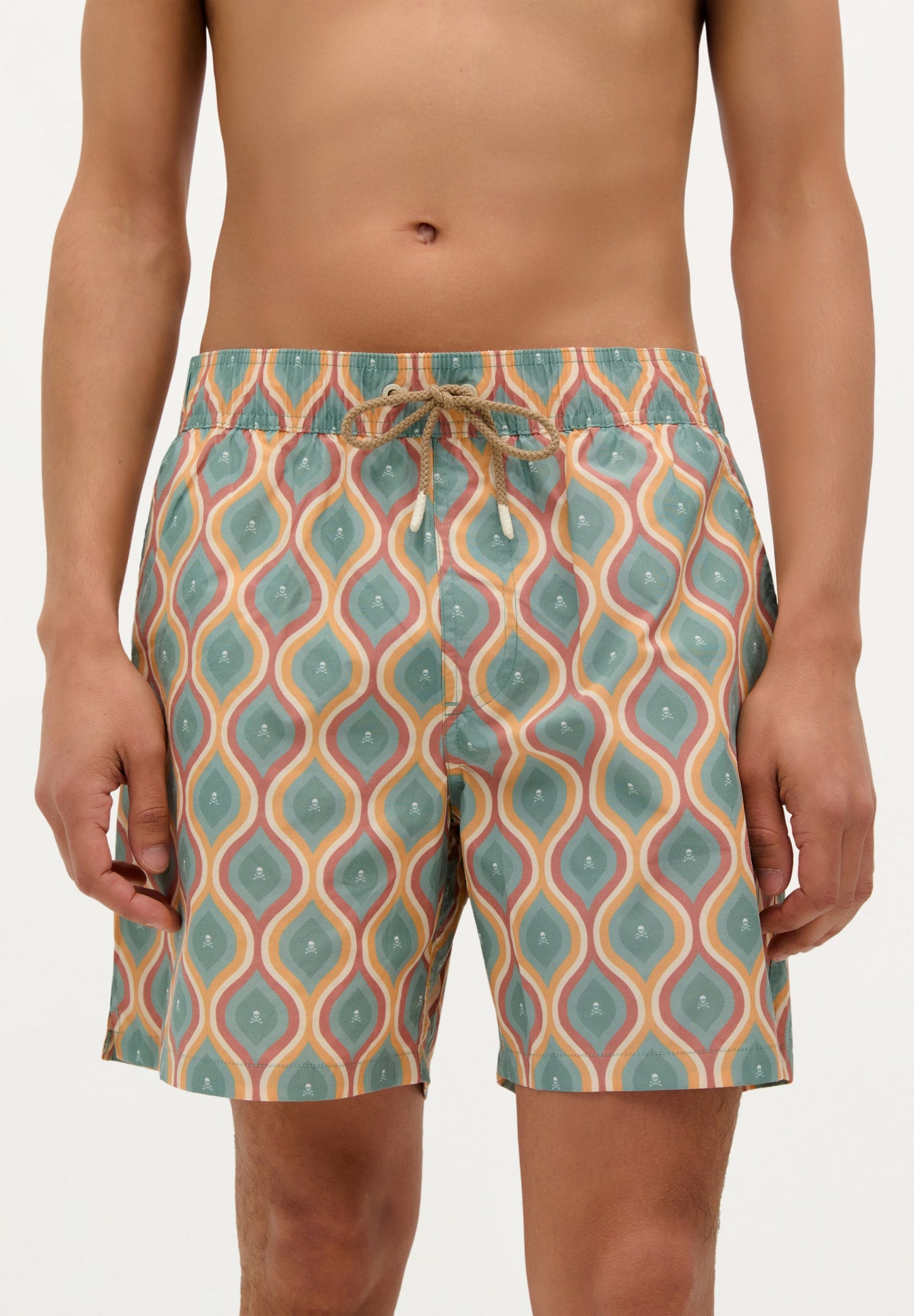 MAILLOT DE BAIN IMPRIMÉ FESTONNÉ