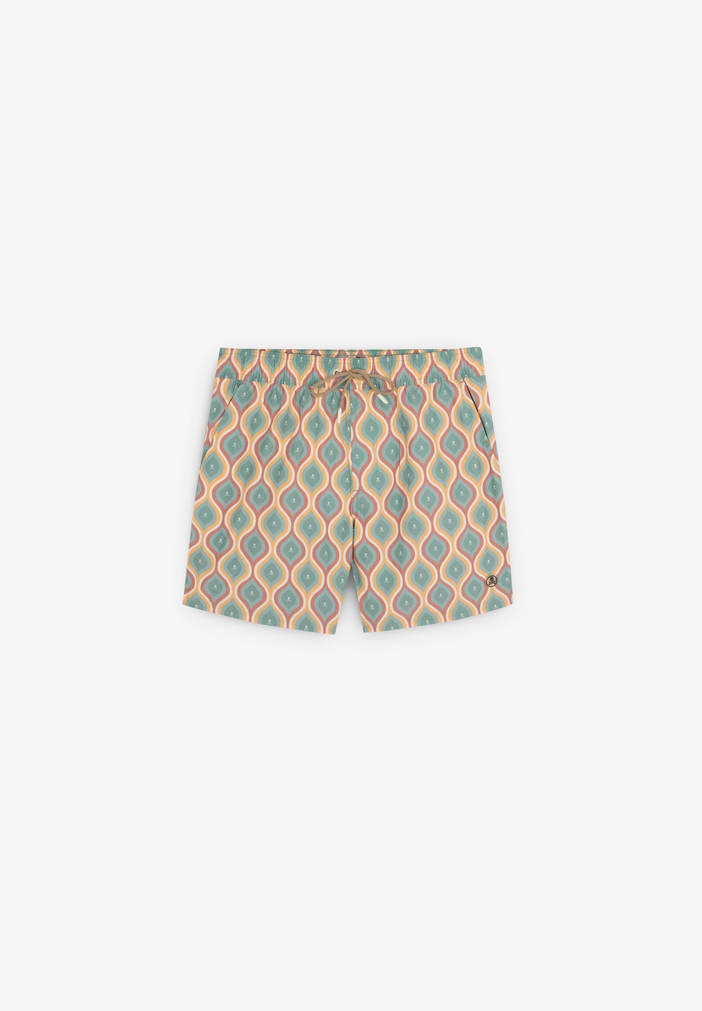 MAILLOT DE BAIN IMPRIMÉ FESTONNÉ