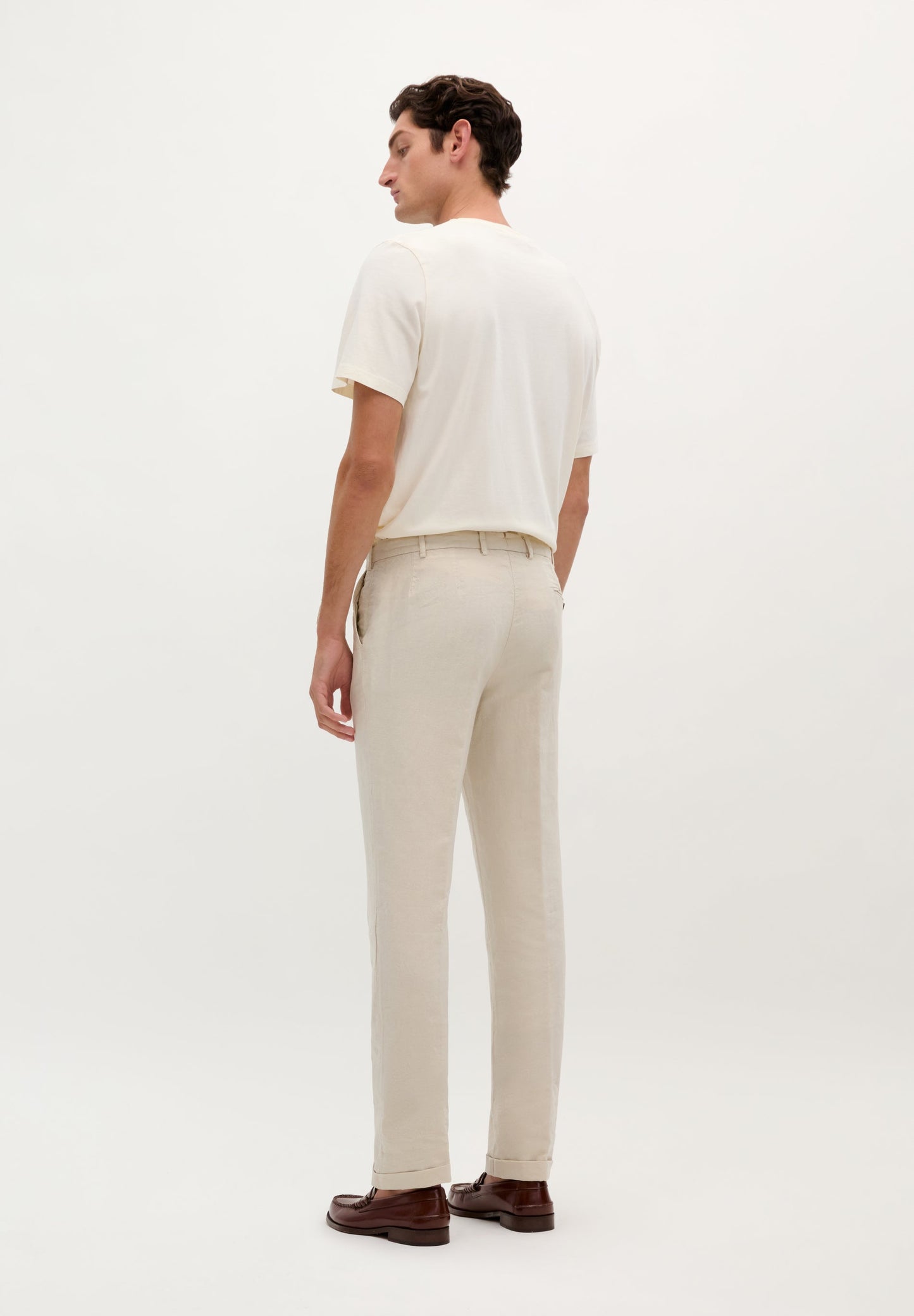 SCDUOMO LINEN SUIT PANTS