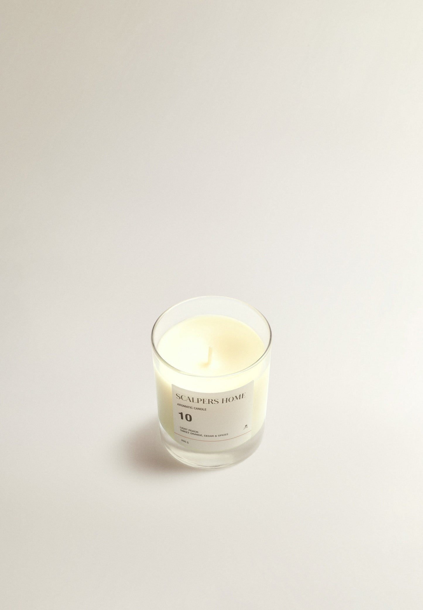 BOUGIE AROMATIQUE 10 200 G LIGHT PEACH