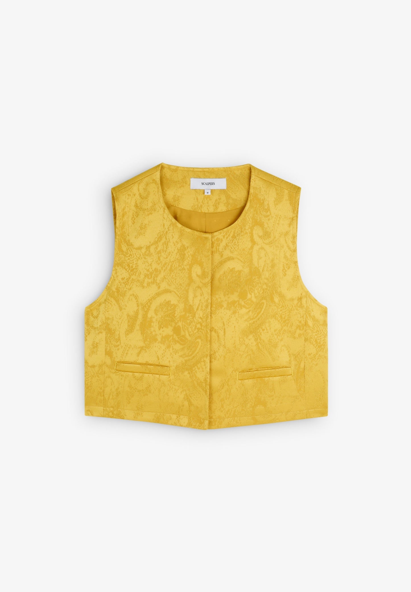 GILET CROPPED JACQUARD