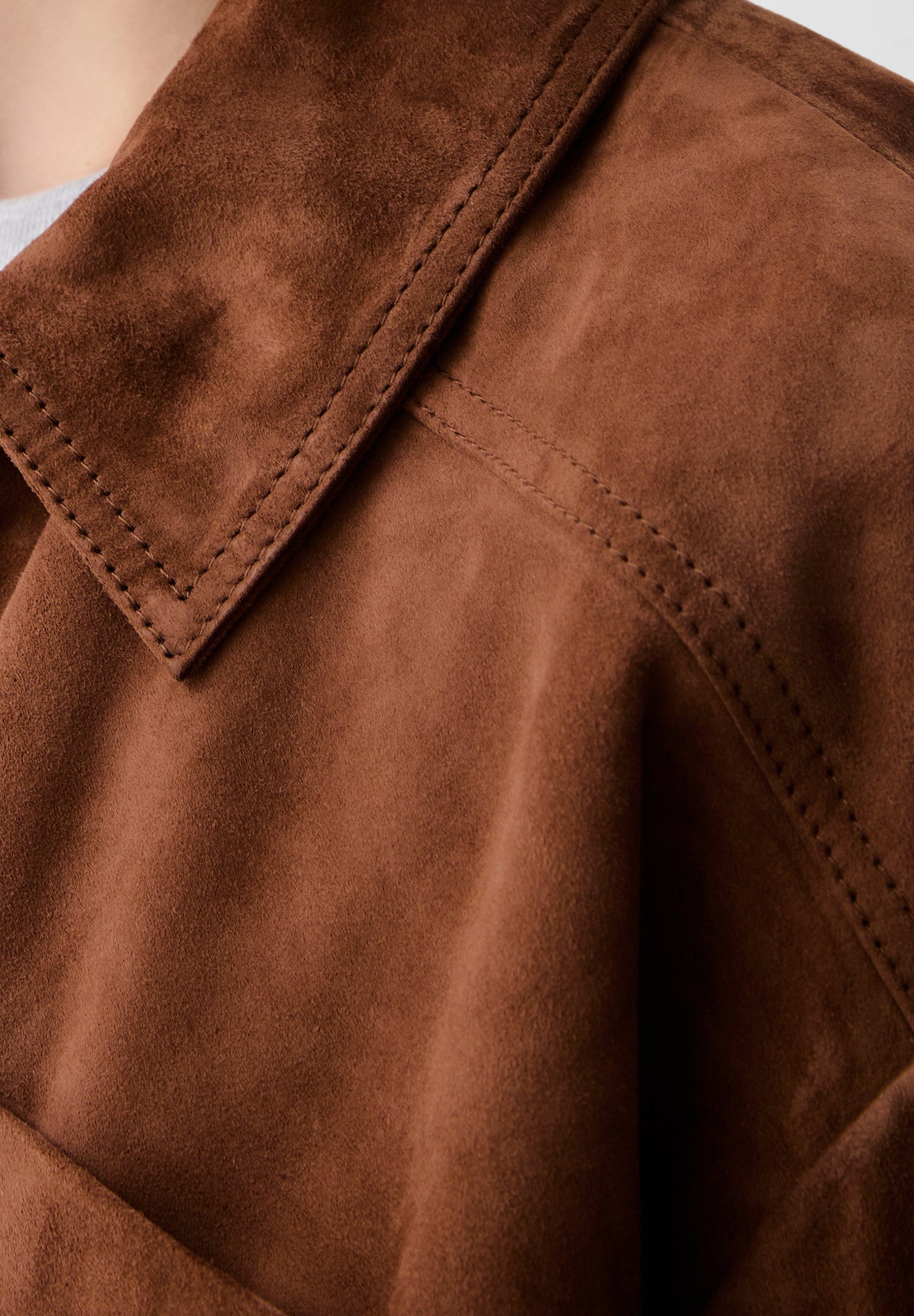 VESTE CROPPED DAIM