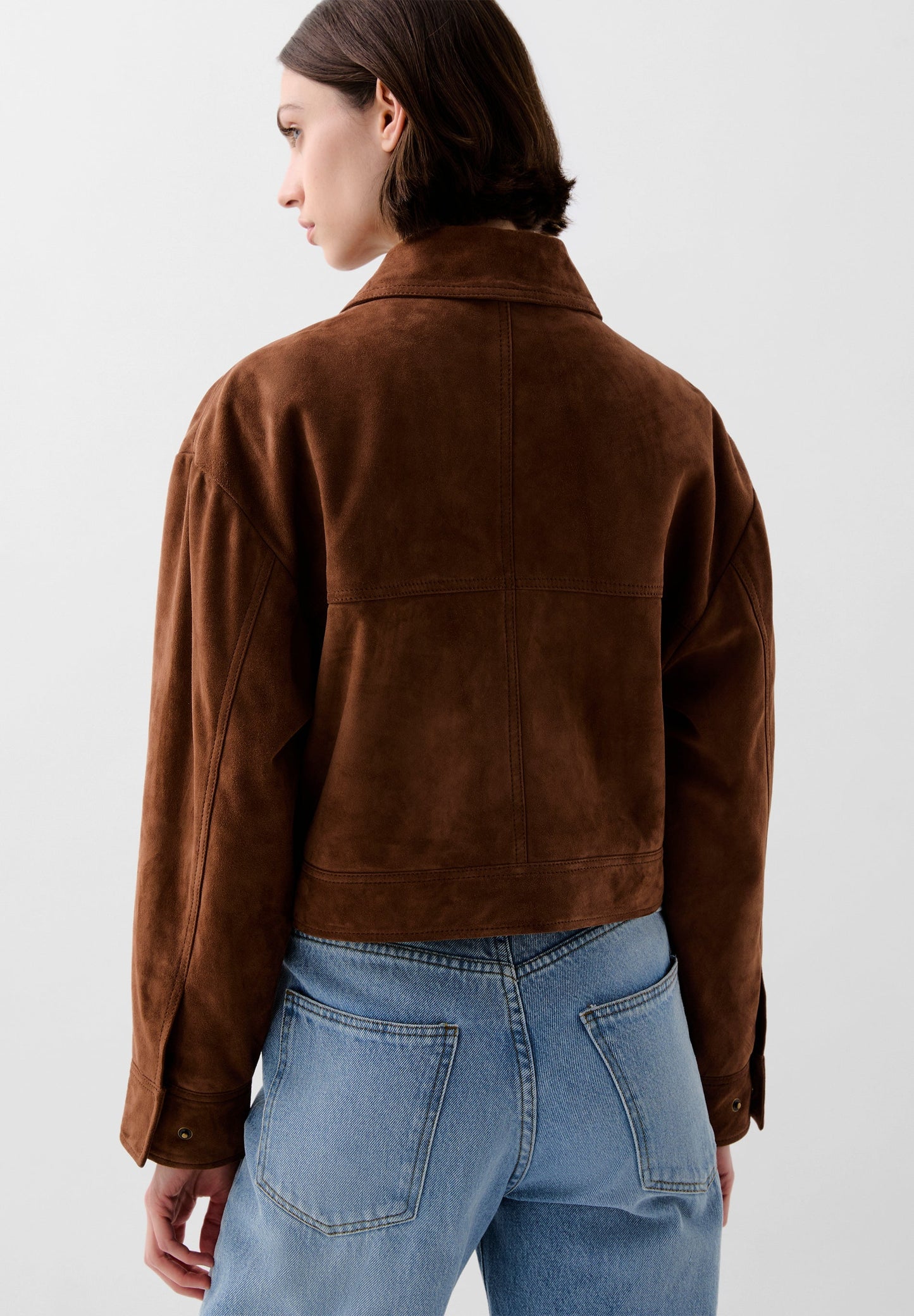 VESTE CROPPED DAIM