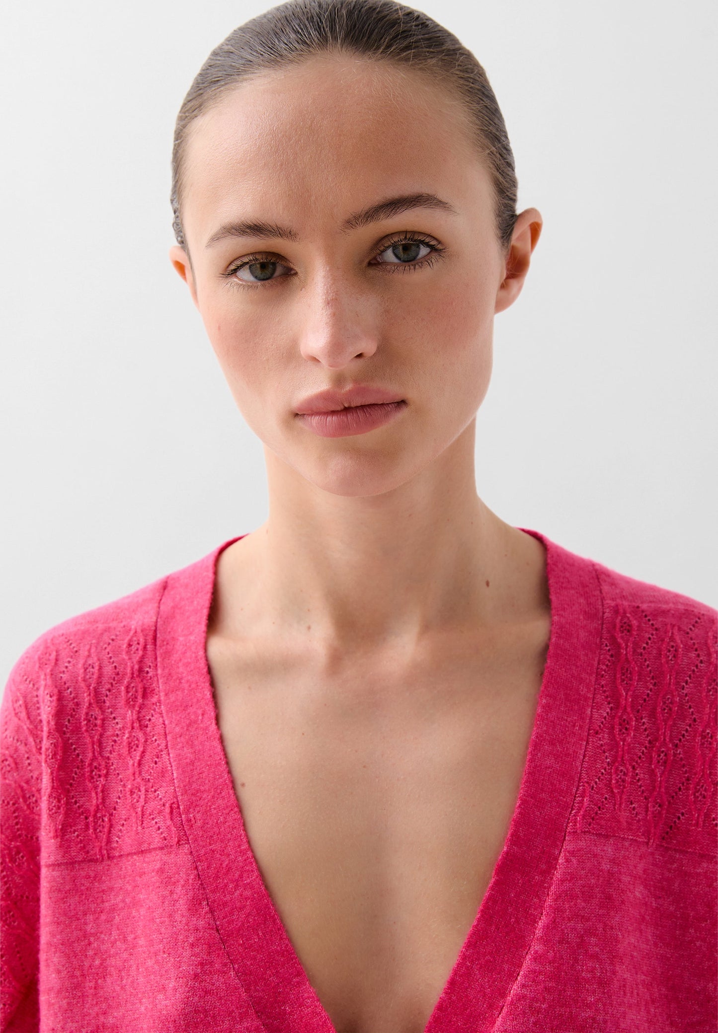 CARDIGAN COL EN V