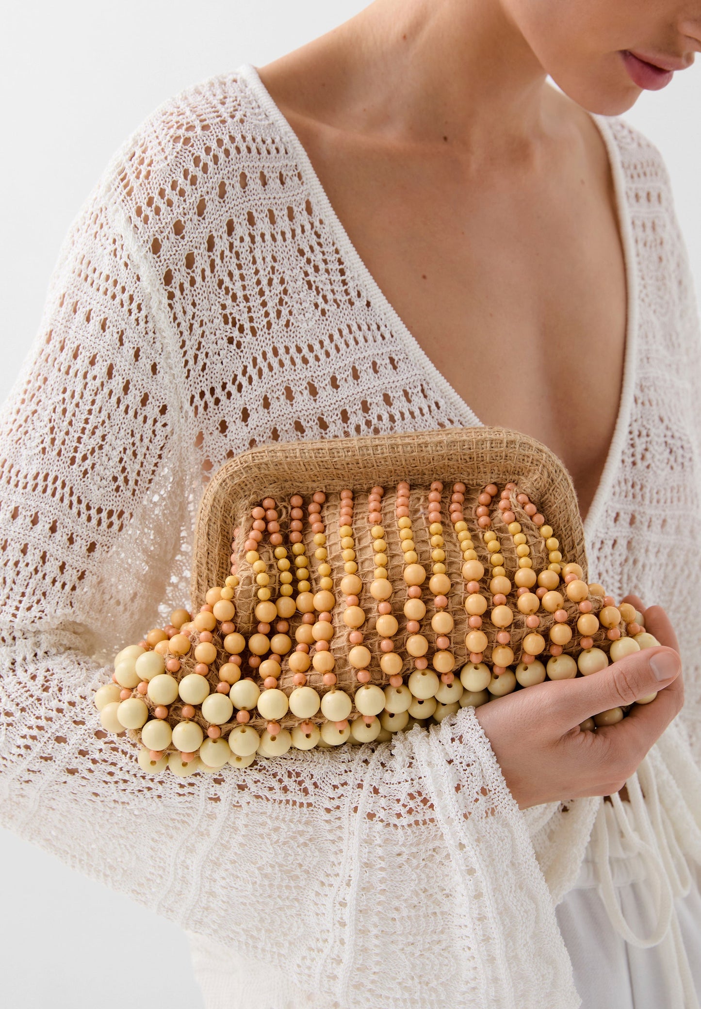 SAC CROCHET PERLES