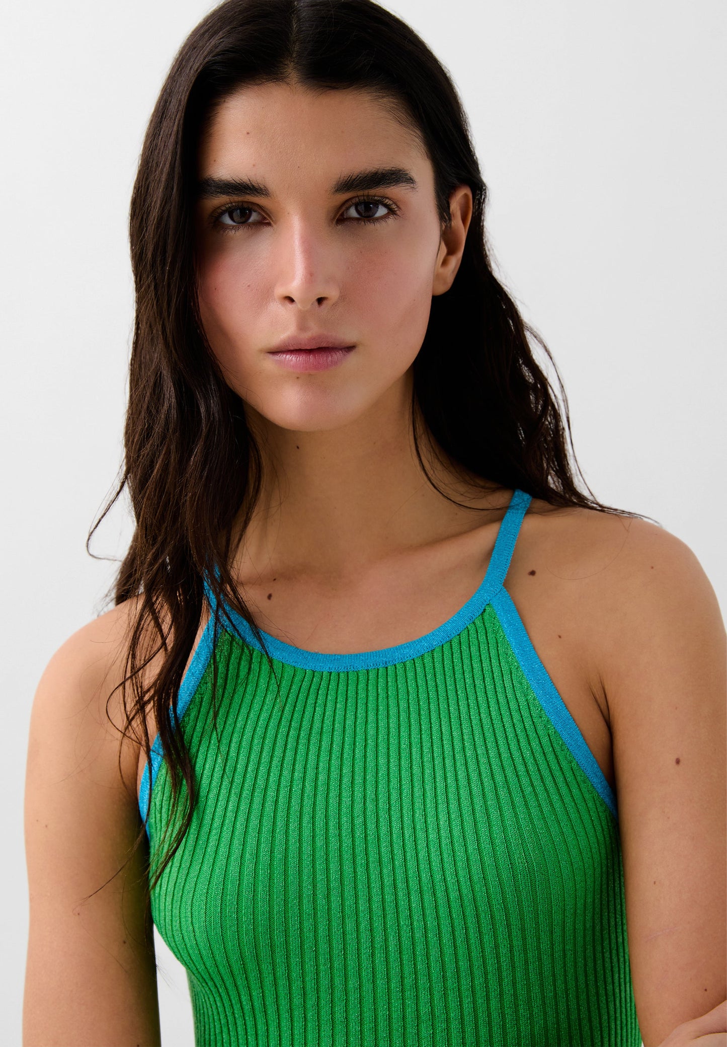 SCLUREX KNIT OPEN DRESS