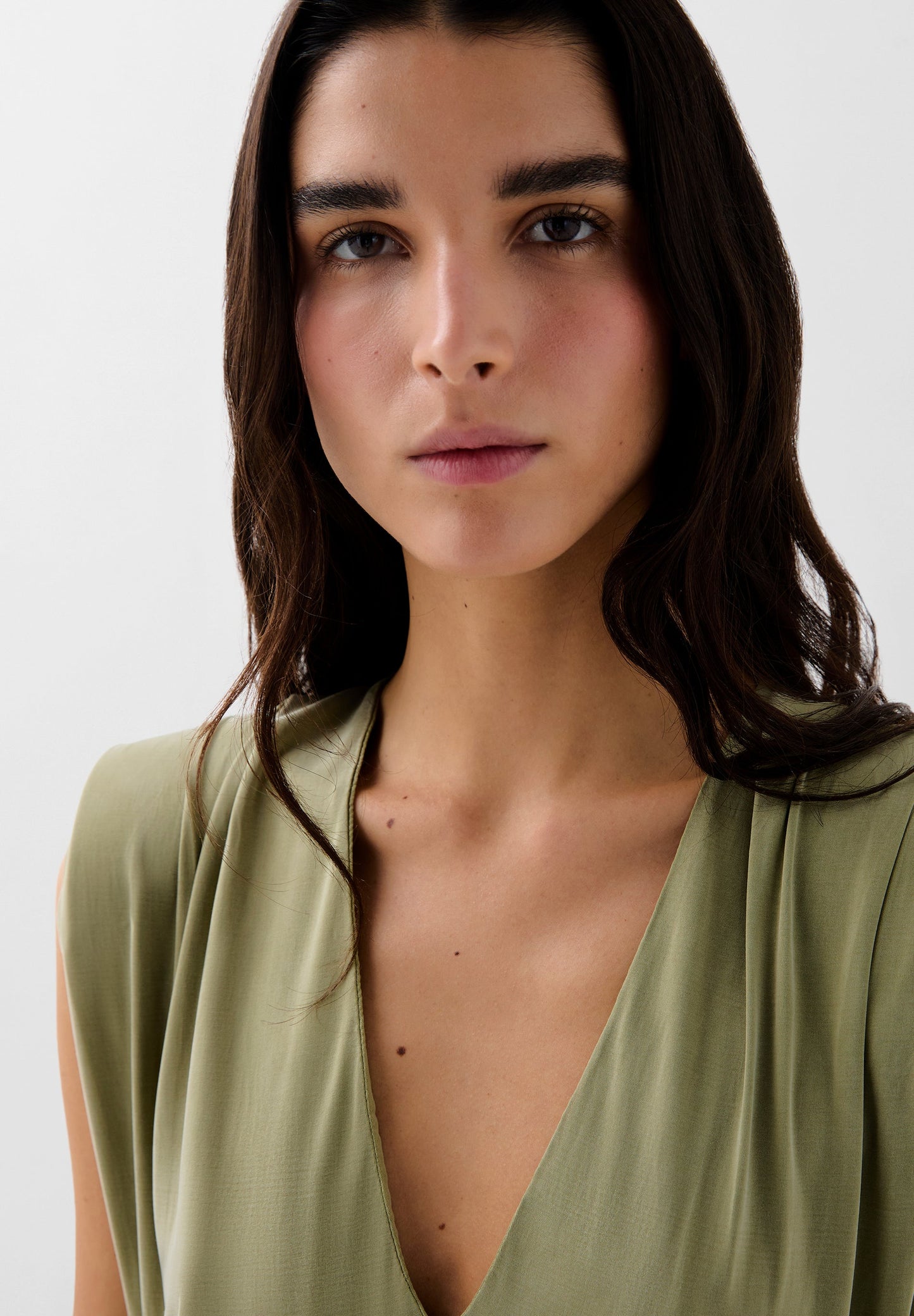 ROBE CUPRO DÉTAIL TAILLE