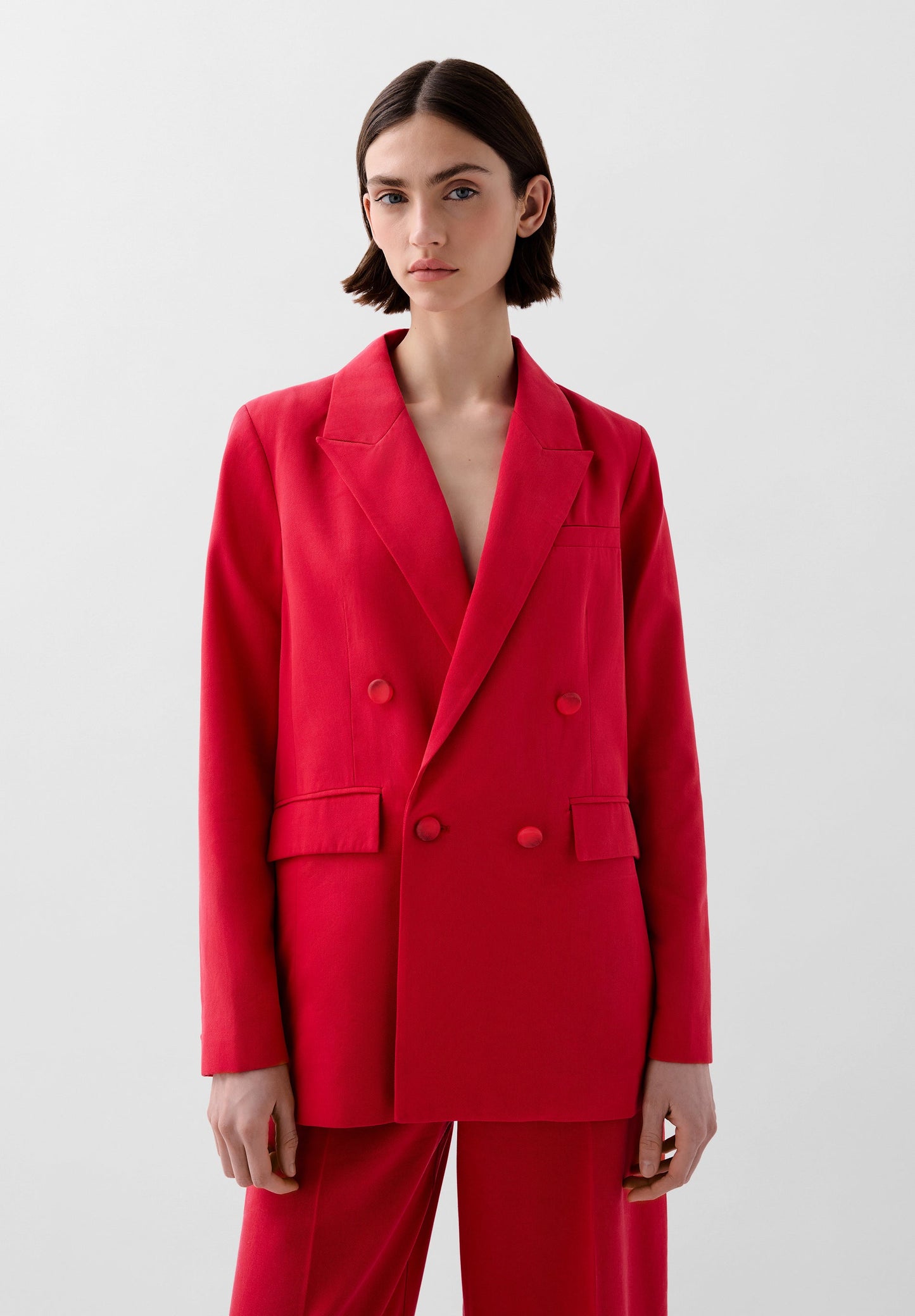 VESTE CROISÉE TISSU FLUIDE