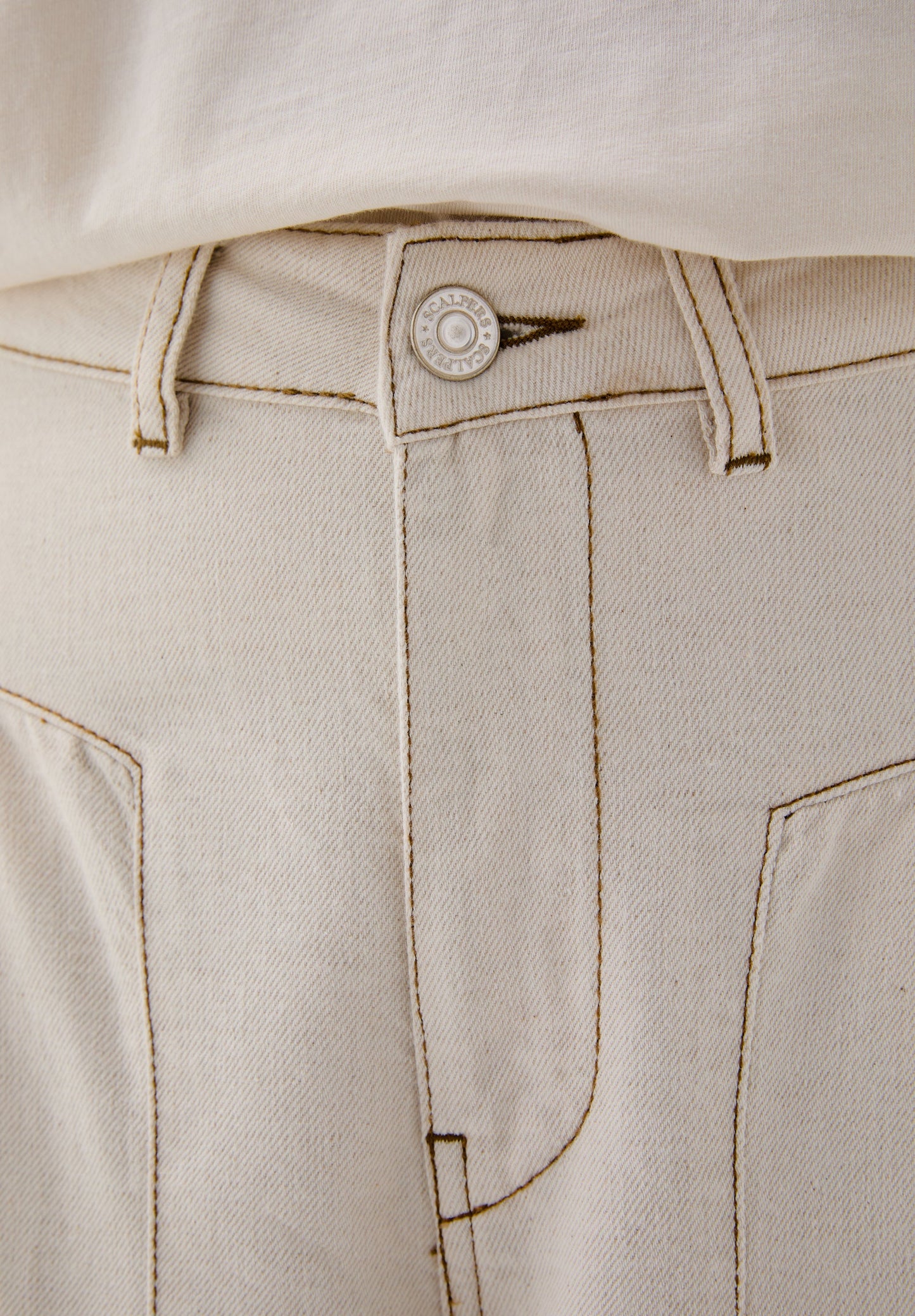 PANTALON DENIM COUTURE