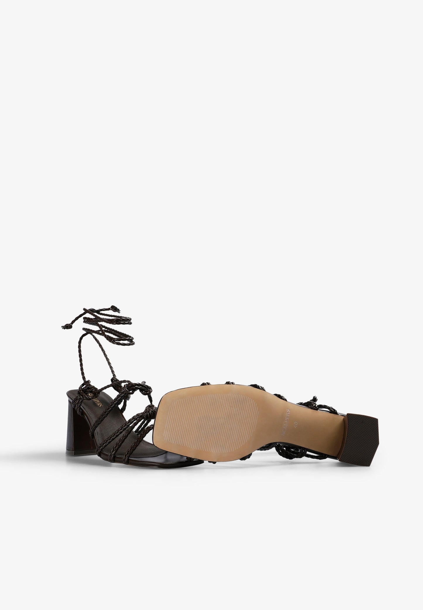 SANDALES TALON CUIR