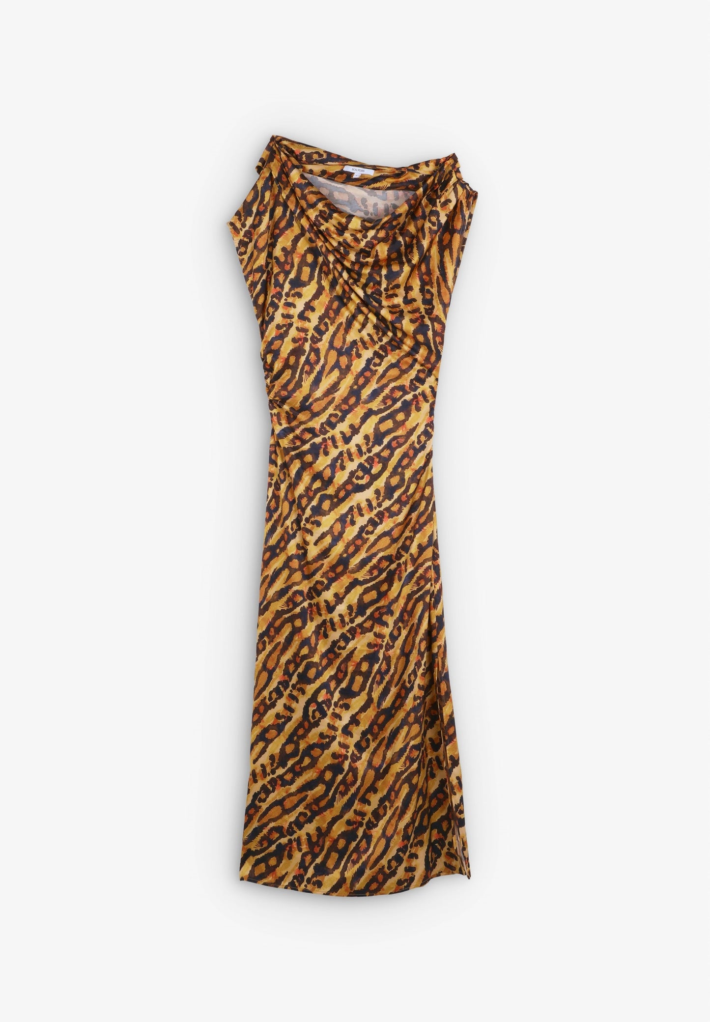 ROBE SATINÉE ANIMAL PRINT