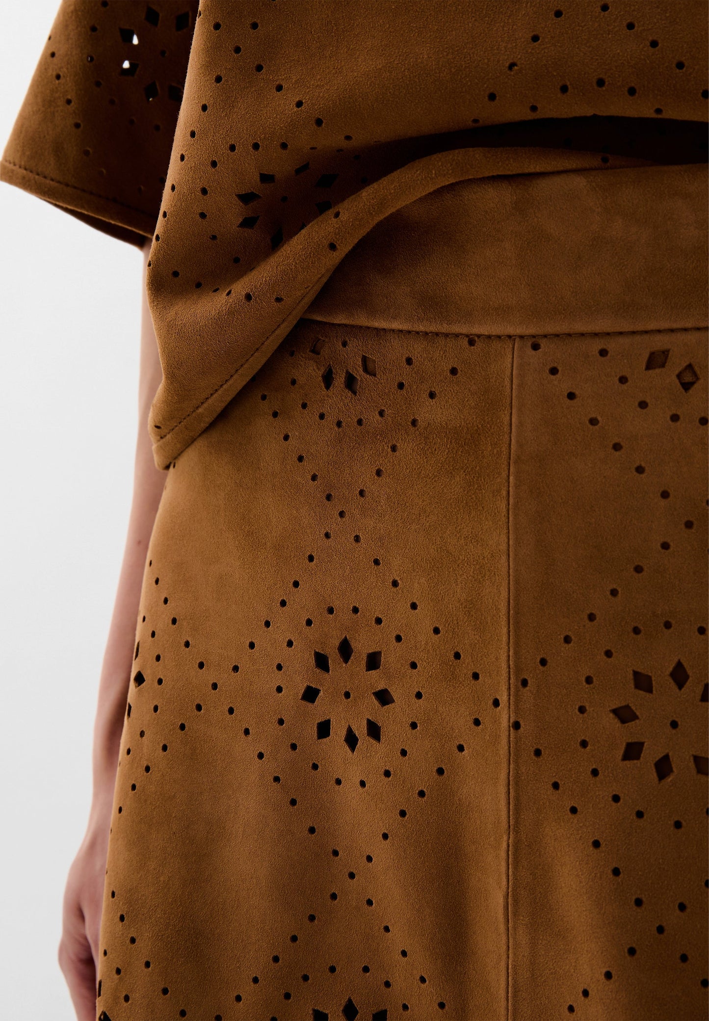 SCSUEDE MIDI SKIRT
