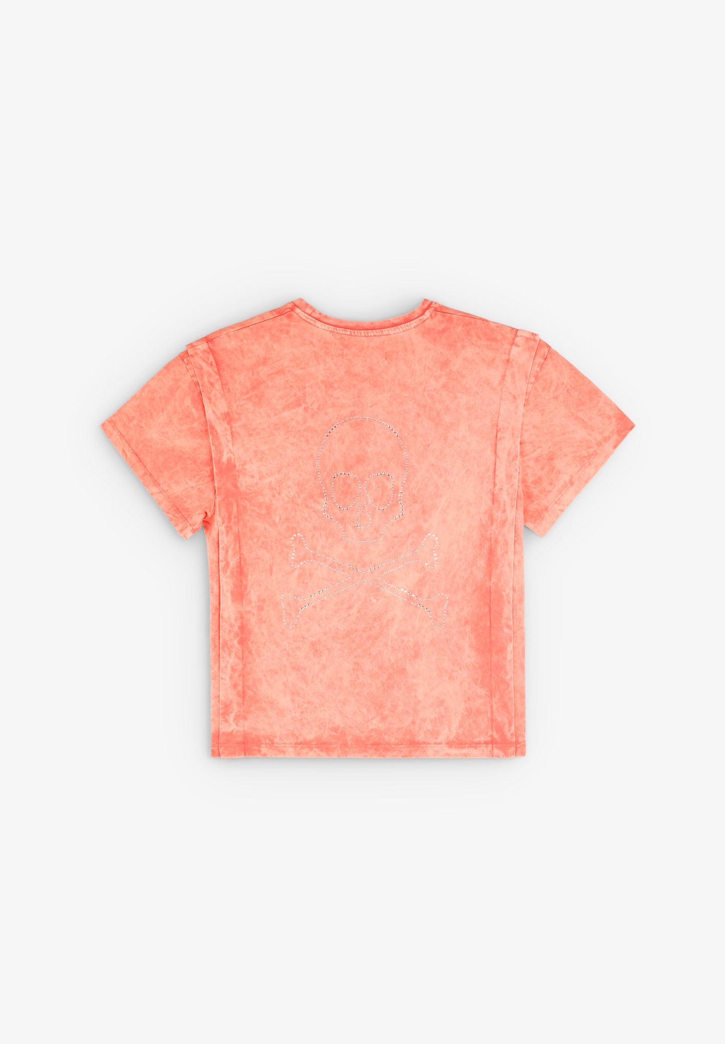 T-SHIRT EFFET DÉLAVÉ SKULL
