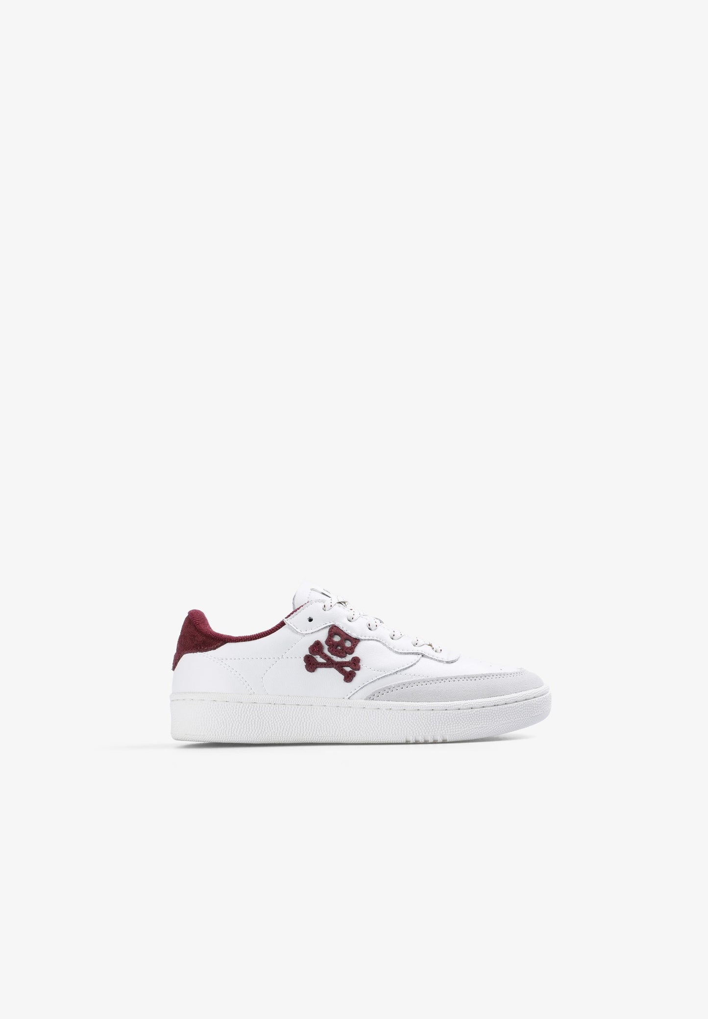 BASKETS CUIR CONTRASTANT