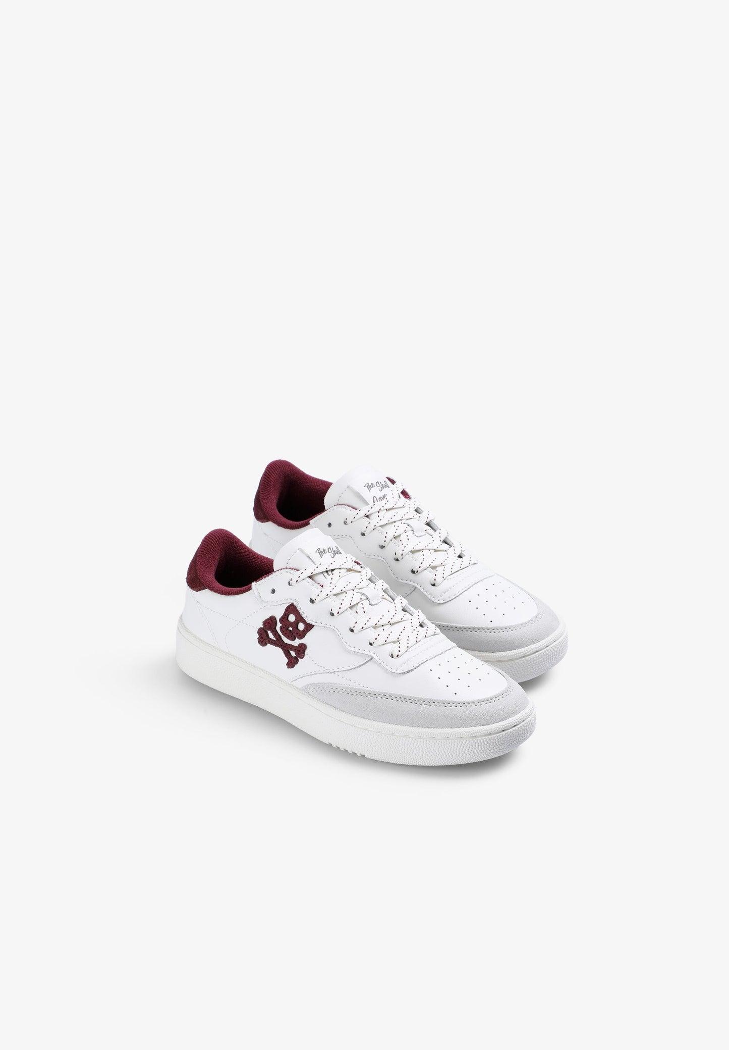 BASKETS CUIR CONTRASTANT
