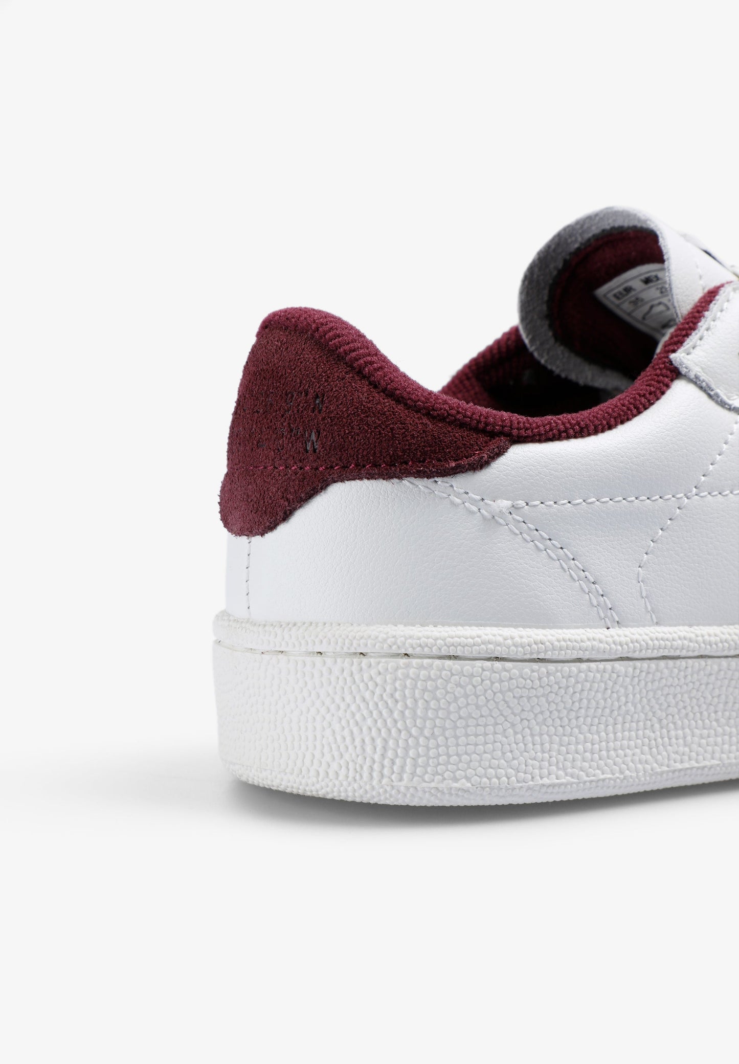 BASKETS CUIR CONTRASTANT