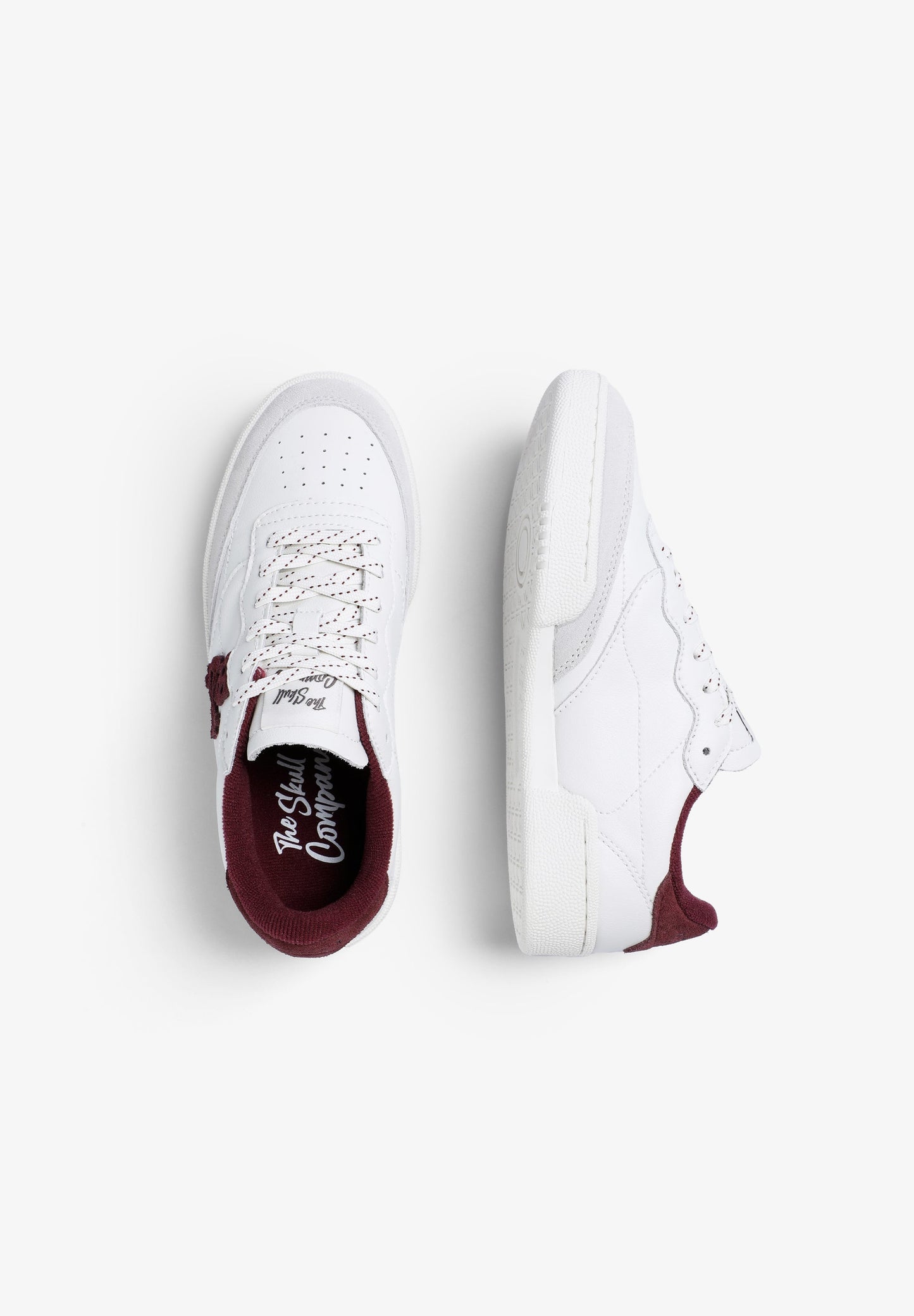 BASKETS CUIR CONTRASTANT