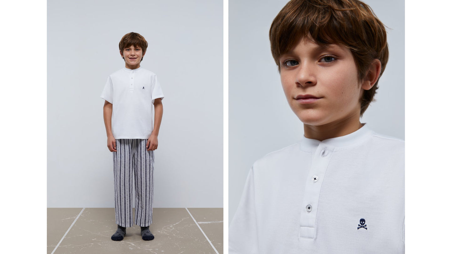 PYJAMA DÉTAIL PANTALON RAYURES
