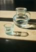 CARAFE VERRE LIGNES POIGNÉE
