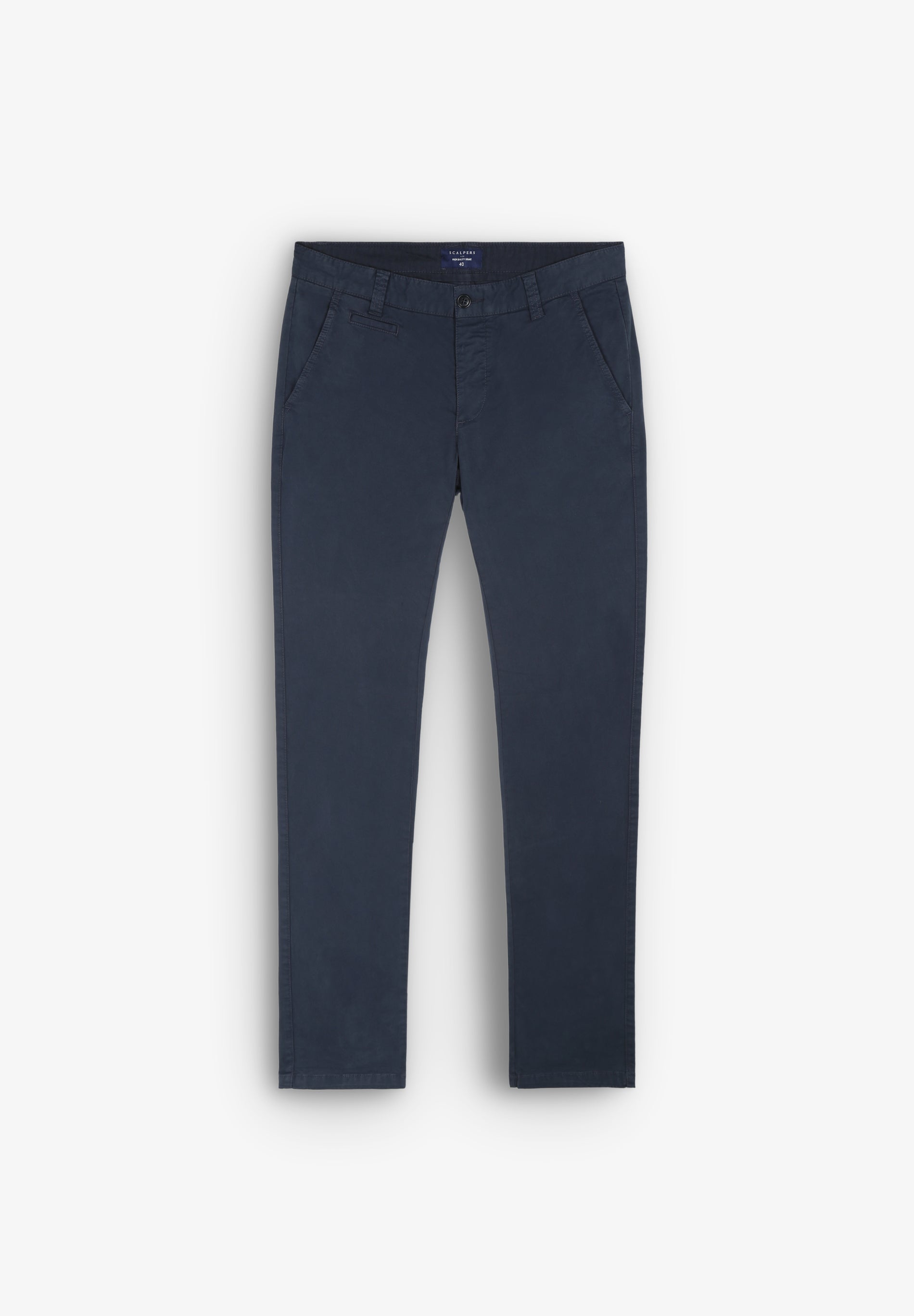 PANTALON CHINO COTON TEINTÉ