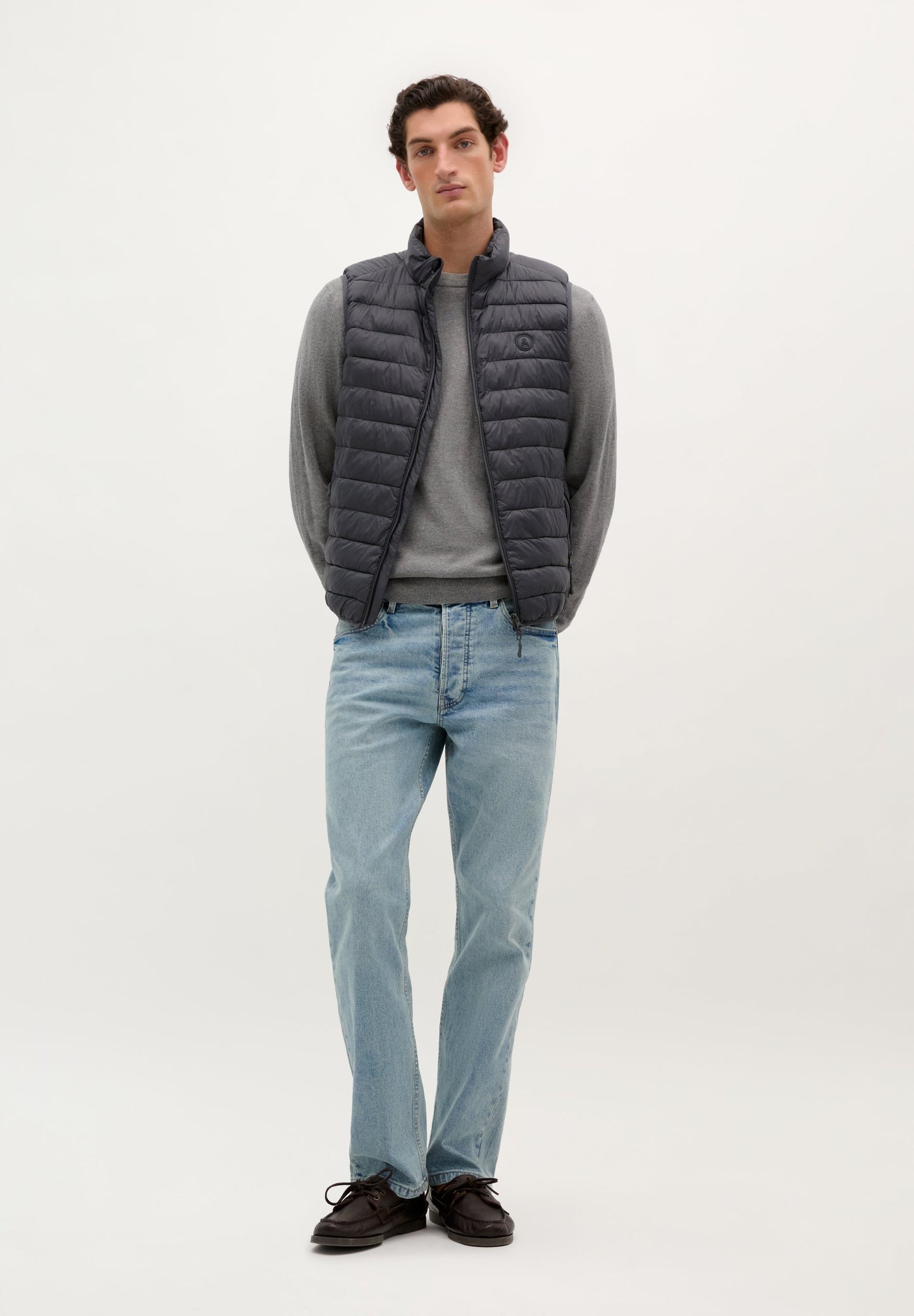 VESTE SANS MANCHES MATELASSÉE SKULL