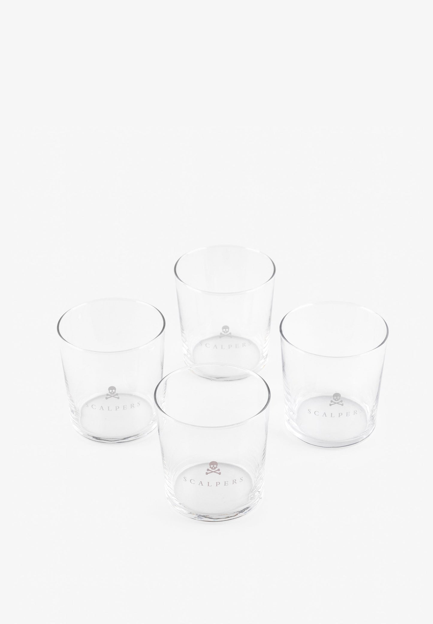 LOT VERRES SKULL