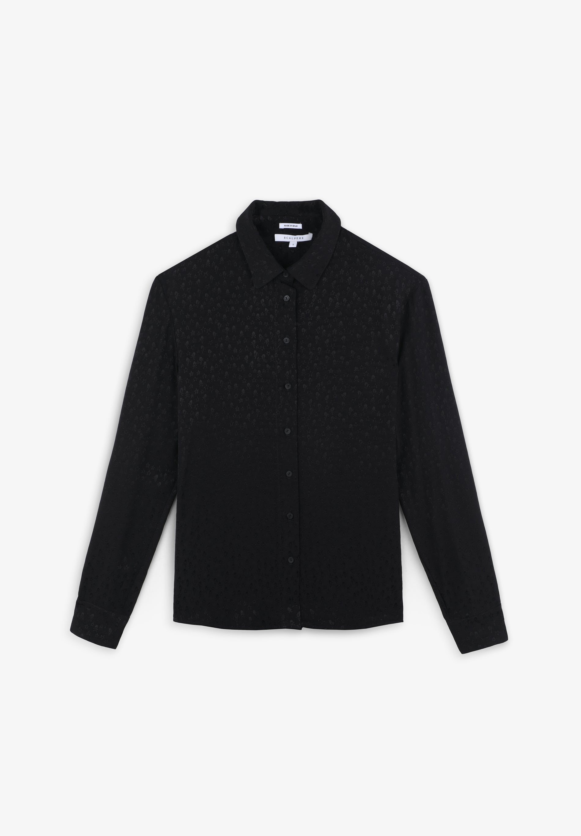 CHEMISE JACQUARD SKULLS ÉTOILES
