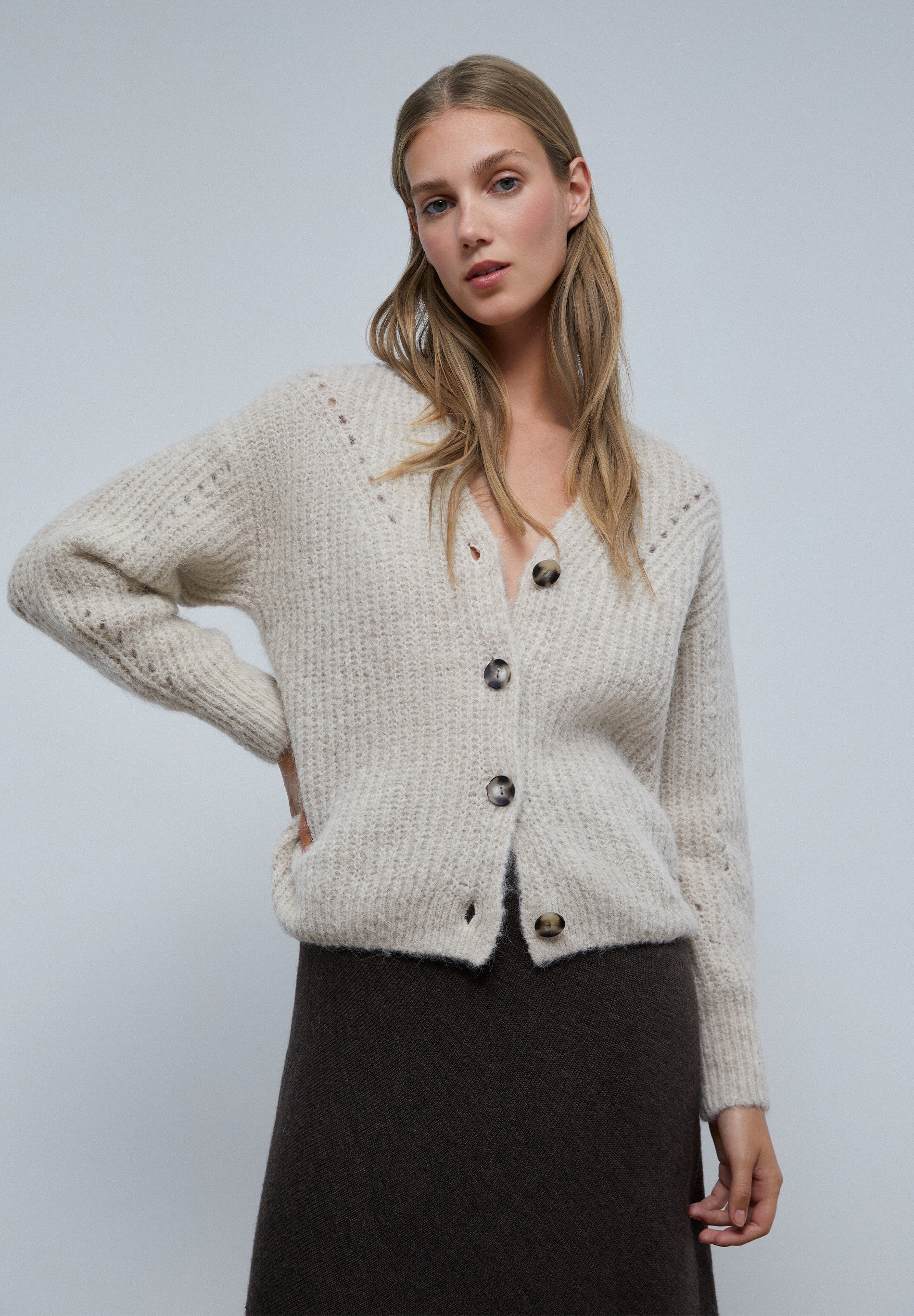 HOLES CARDIGAN