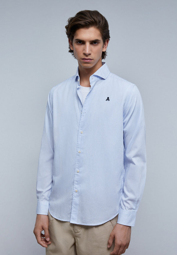CHEMISE SKULL CONTRASTANT