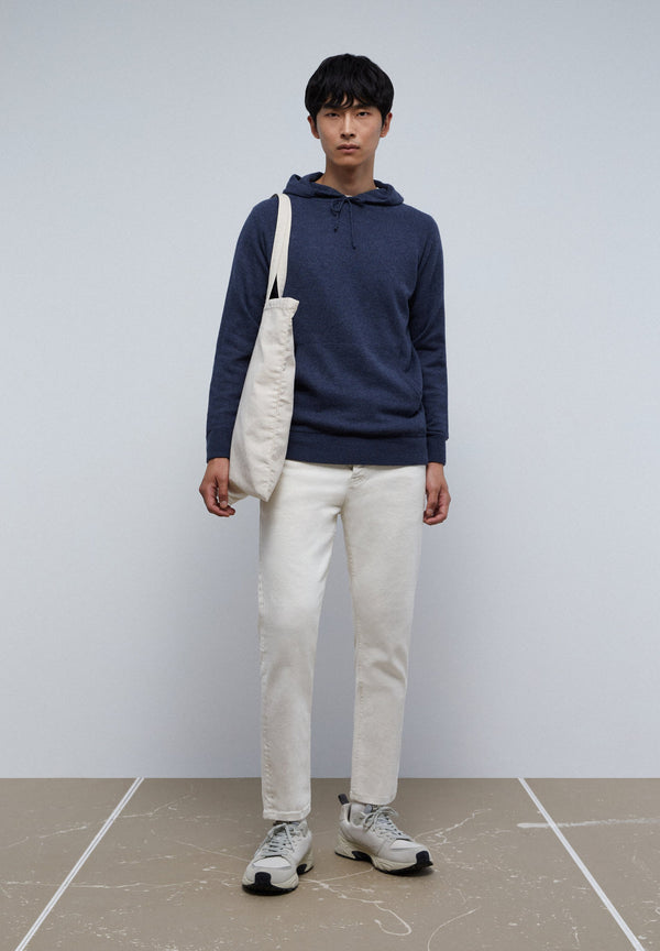 PULL CAPUCHE LAINE DE MÉRINOS