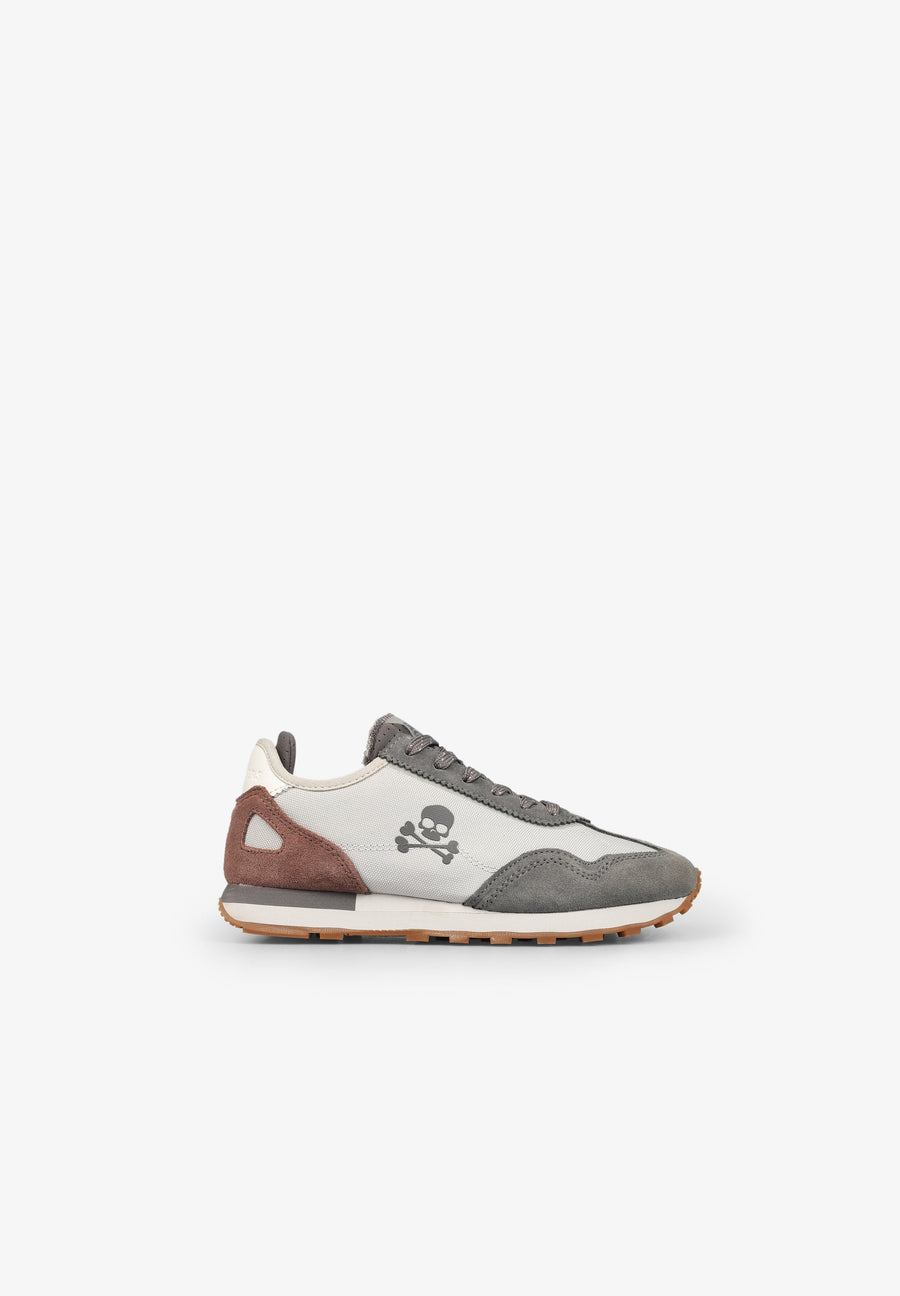 BASKETS CUIR DAIM