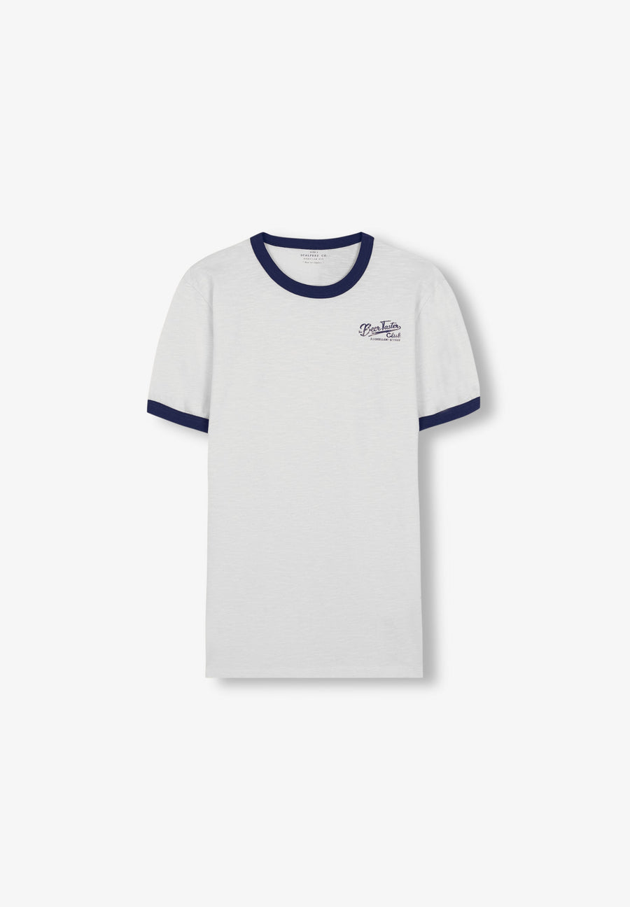 T-SHIRT FLAMMÉ CONTRASTANT